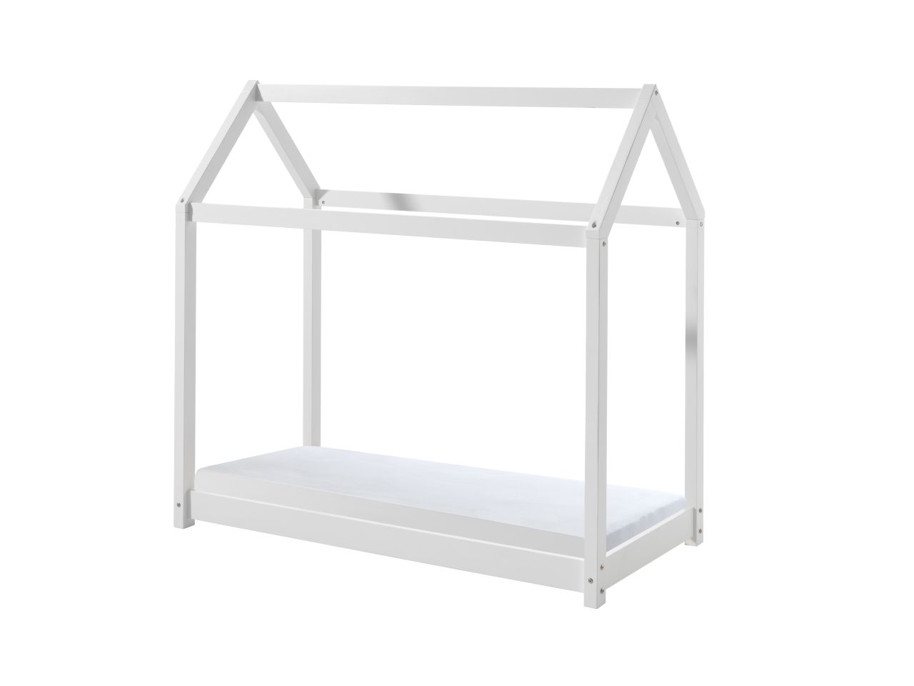 Set Hausbett Matratze 90x200 70x140 Kinderbett Holzbett Kindermöbel Lattenrost