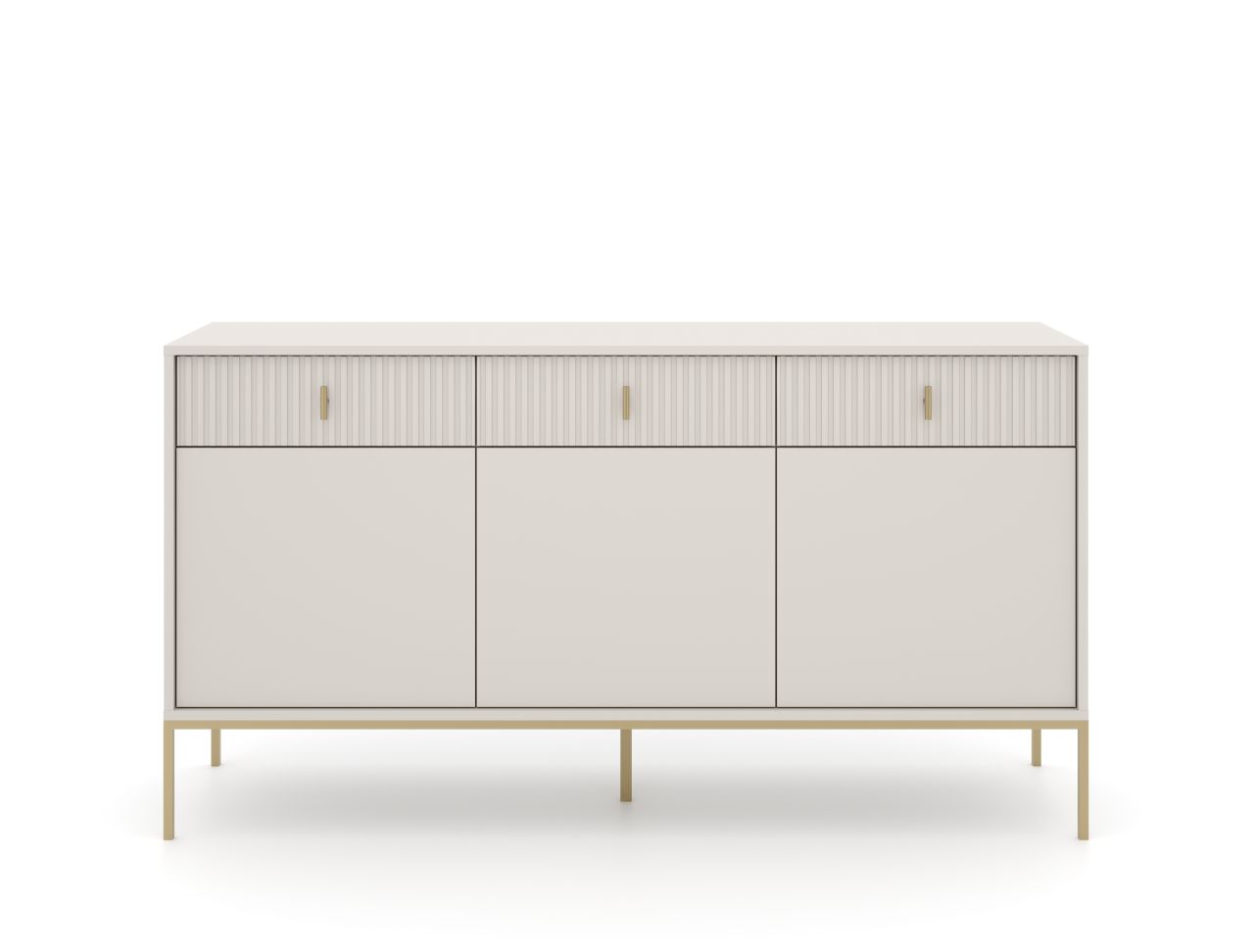 Sideboard Kommode 3T/3S Highboard Anrichte Wohnmöbel Schrank Kaschmir Gold