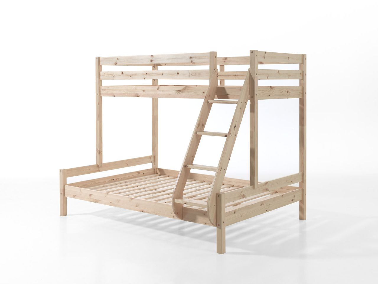 Etagenbett Familienbett 90x200 140x200 Hochbett Stockbett Elternbett Holz Natur