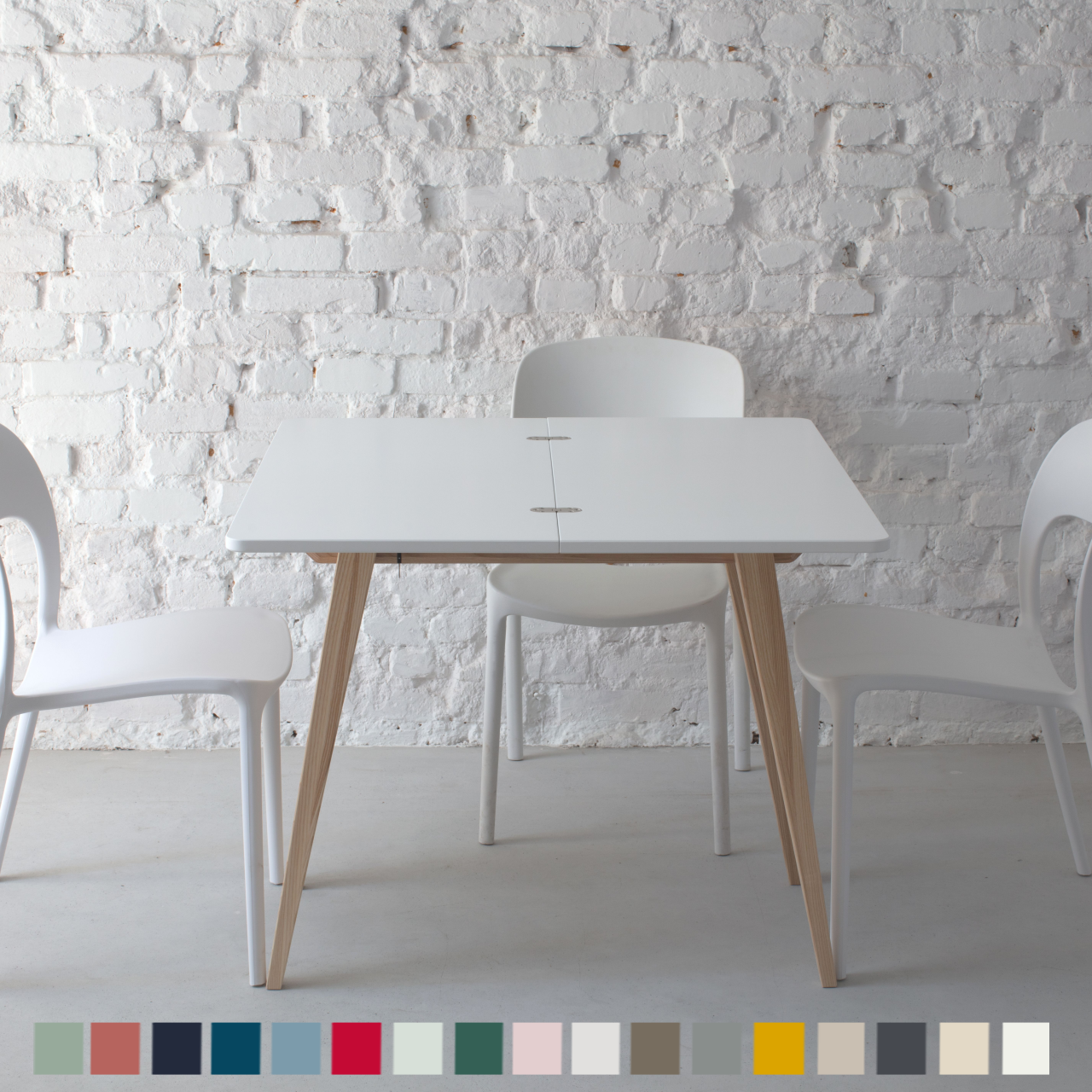 Konsolentisch ausziehbar 45x90 (90x90) Küchentisch Esszimmertisch Esstisch Wo...