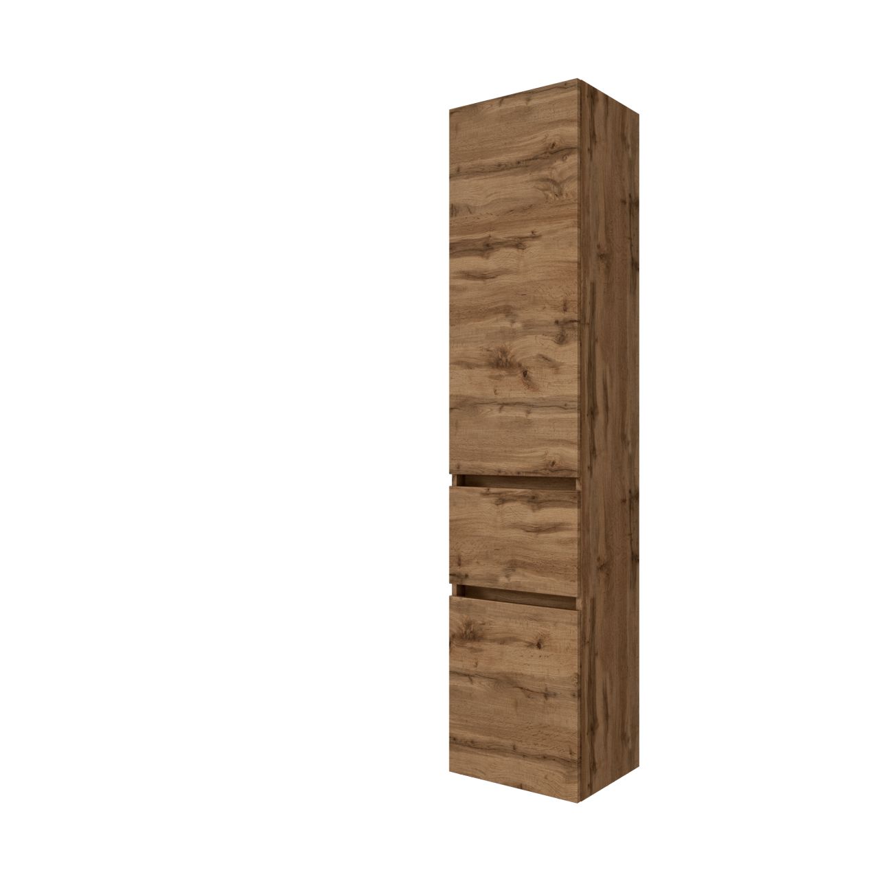 Held Hochschrank 40x180x35 Badschrank Seitenschrank Badmöbel wotaneiche