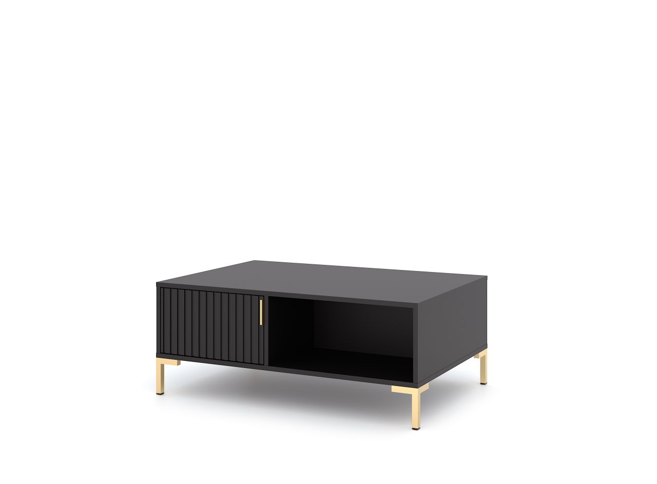Beistelltisch 100x66 Couchtisch Abstelltisch Wohnzimmertisch Coffeetable Schwarz
