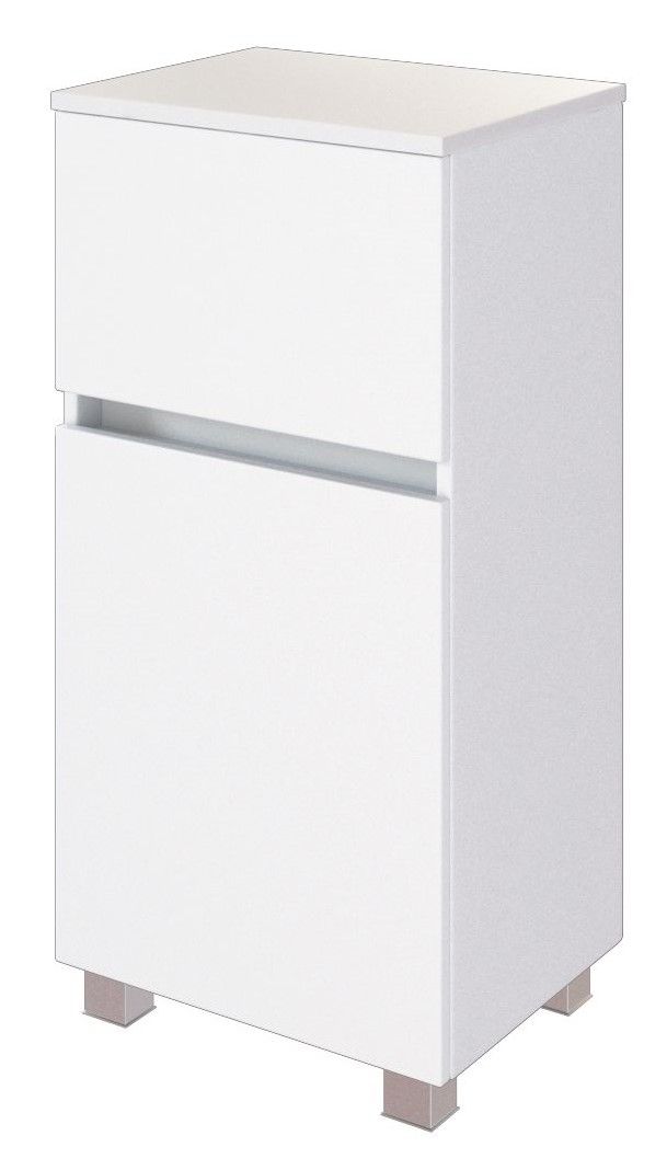 Held Unterschrank 40x79x35 Badschrank Hängeschrank Badmöbel matt/weiß weiß
