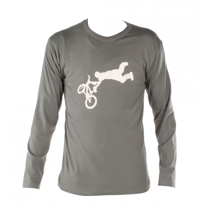 Longsleeve T Shirt Langarmshirt BMX Fahrrad Basic Shirt Langarm Radsport BMX Rad