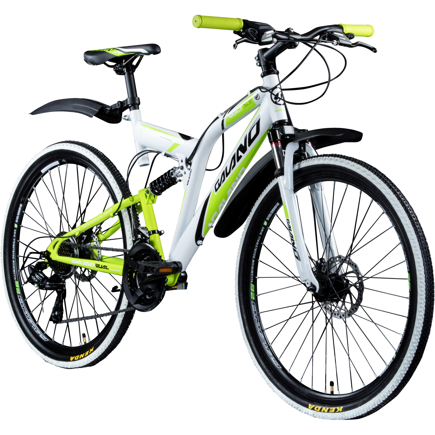 Galano Volt DS Mountainbike Fully ab 160 cm Jugendfahrrad 26 Zoll Fahrrad 21 Gang MTB für Jungen und Mädchen Jugendrad