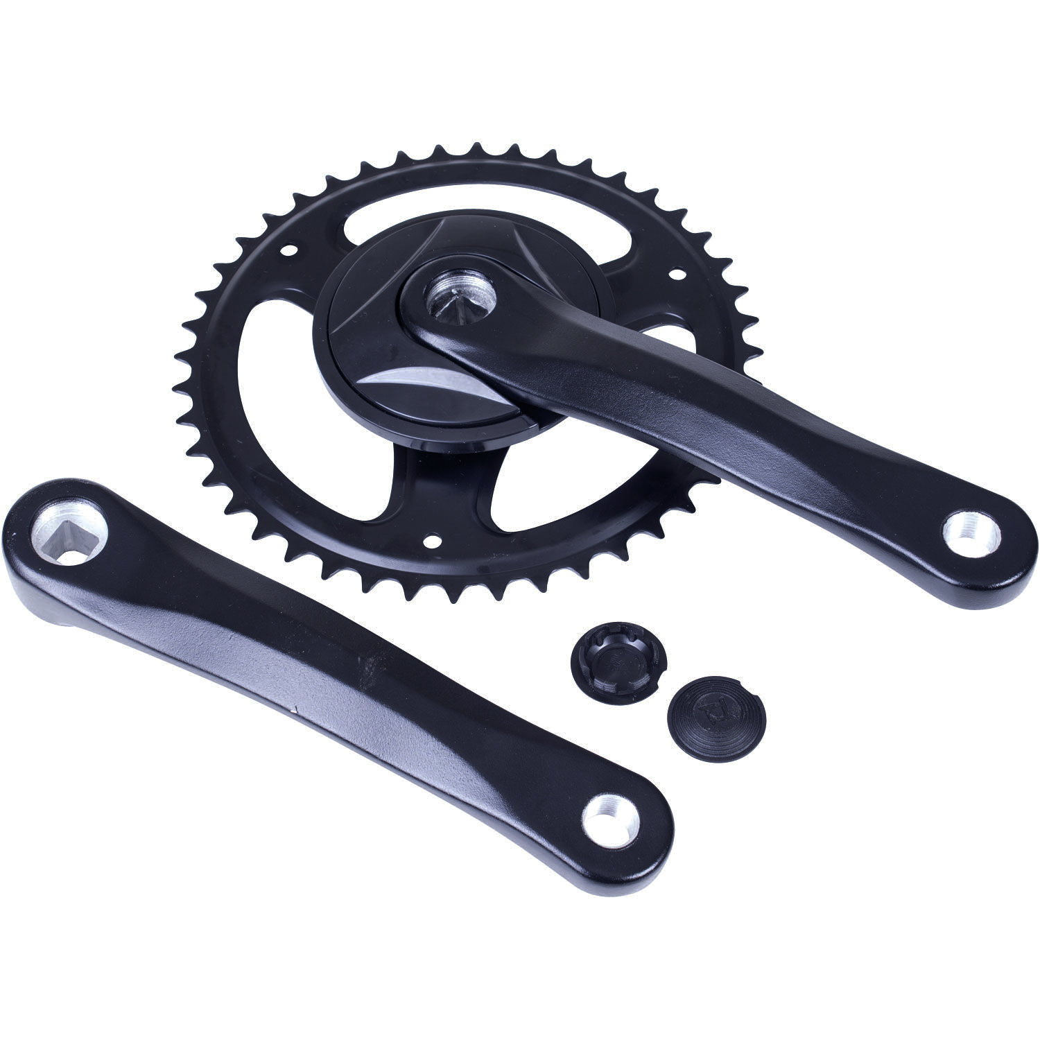 Prowheel Kurbelgarnitur einfach Fahrrad Kettenradgarnitur 140 bis 170 mm Kurbel Rad