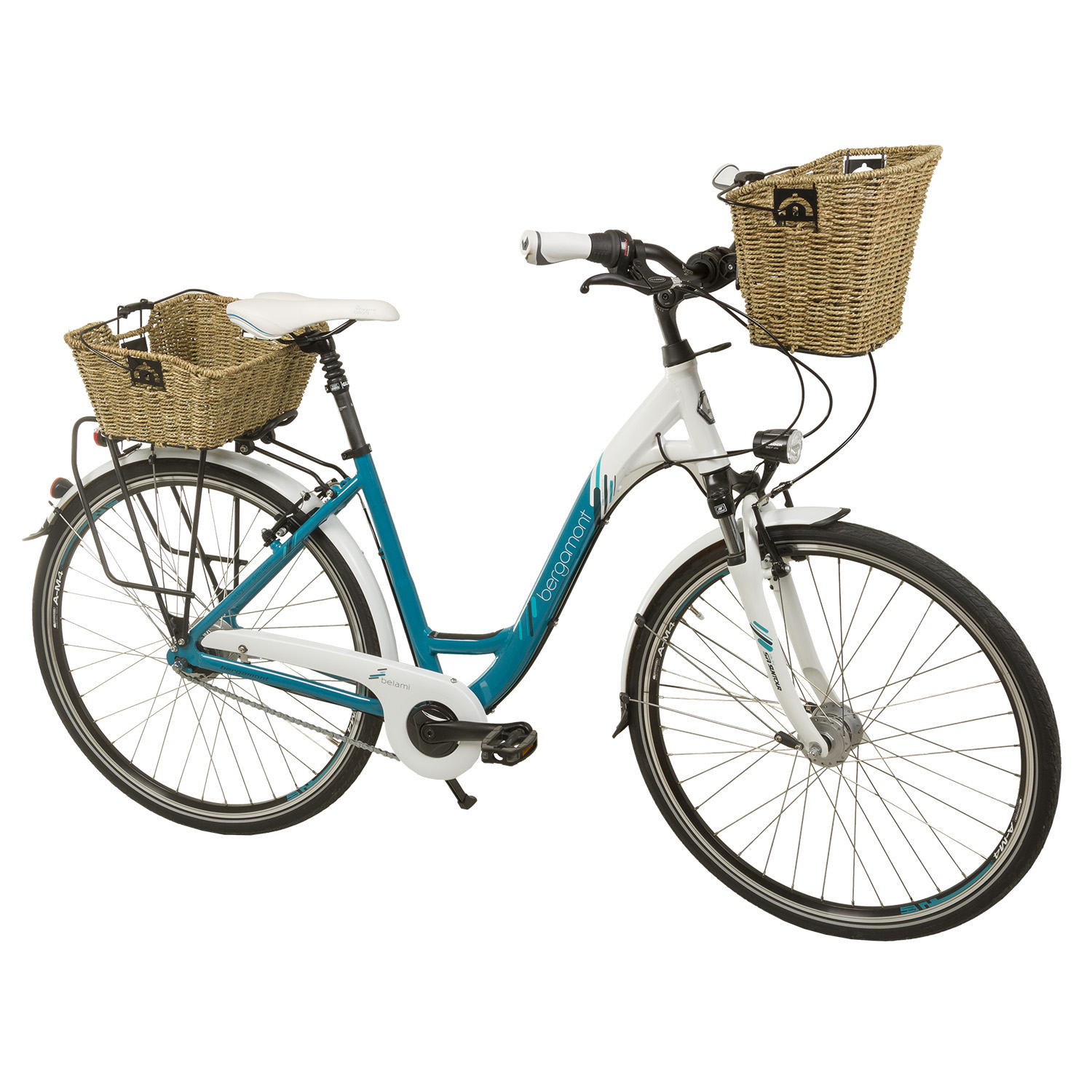 M-Wave Ocean F Fahrradkorb vorne Seegras Lenkerkorb Korb für Fahrrad Lenkerkörbe abnehmbar für Lenker Frontkorb