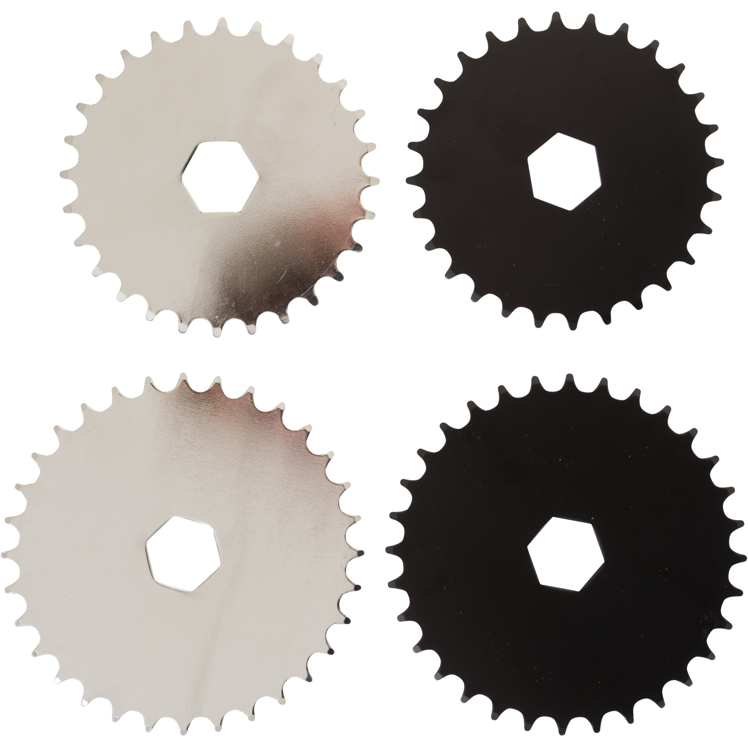 Hi5 Kettenblatt Fahrrad 28 Zähne einteilig für Kinderfahrrad Singlespeed Kurbelblatt BMX Kinderrad