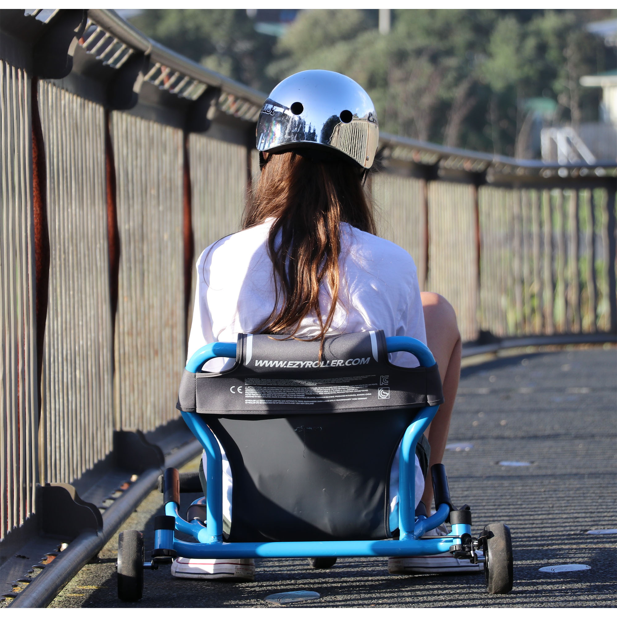 EzyRoller Drifter Pro X Trike für Jugendliche und Kinder ab 10 Jahre und Erwachsene Dreirad Drifttrike Dreiradscooter
