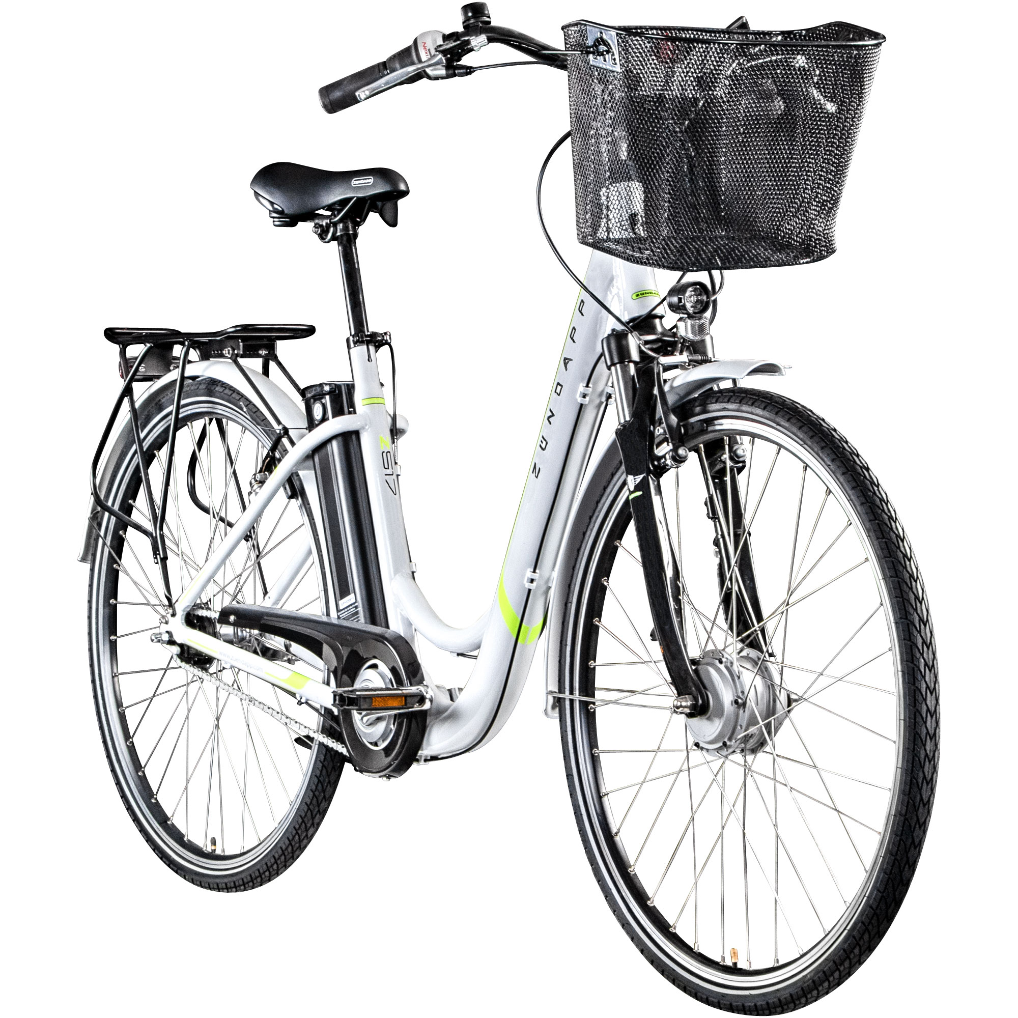 Zündapp Z517 E Bike 28 Zoll Pedelec Hollandrad E Fahrrad Damen 155 - 190 cm mit 7 Gang Nabenschaltung Rücktritt Citybike Nabenmotor