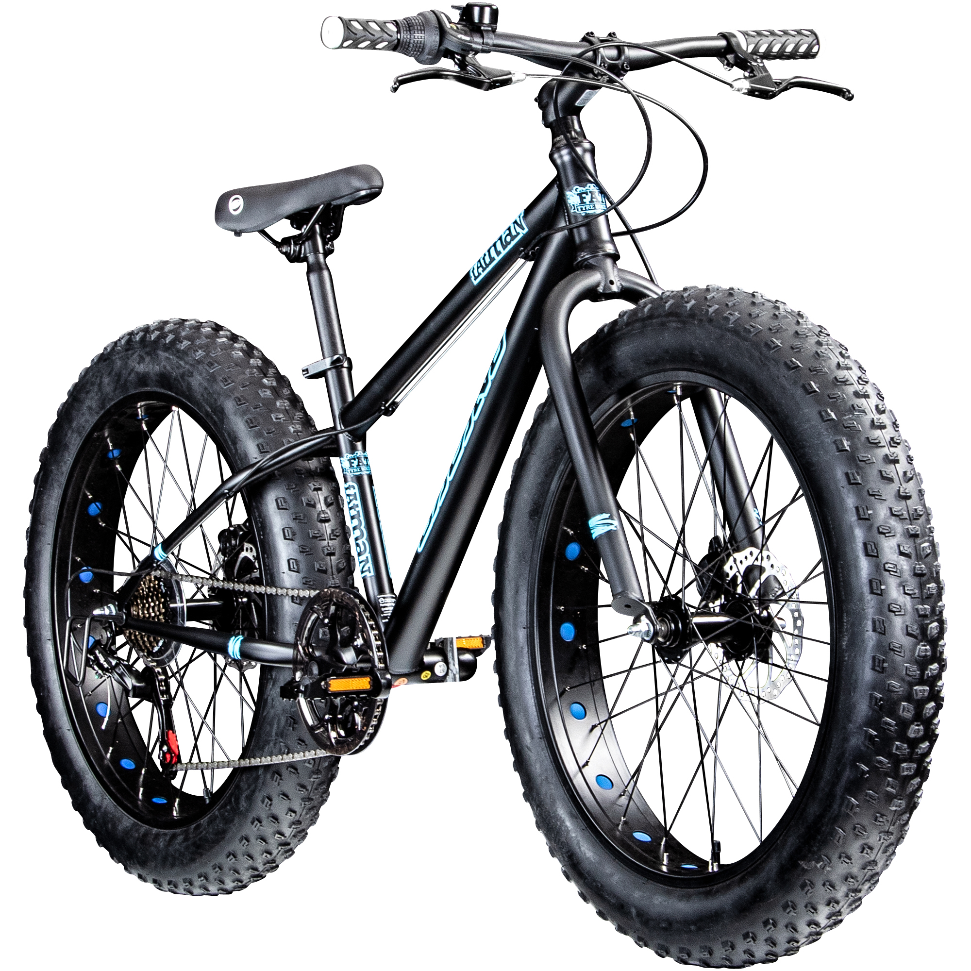 Galano Fatman 4.0 Jugendfahrrad ab 8 Jahre Jungen Mädchen 130 - 145 cm 24 Zoll Kinder Fahrrad Fatbike Mountainbike MTB Hardtail
