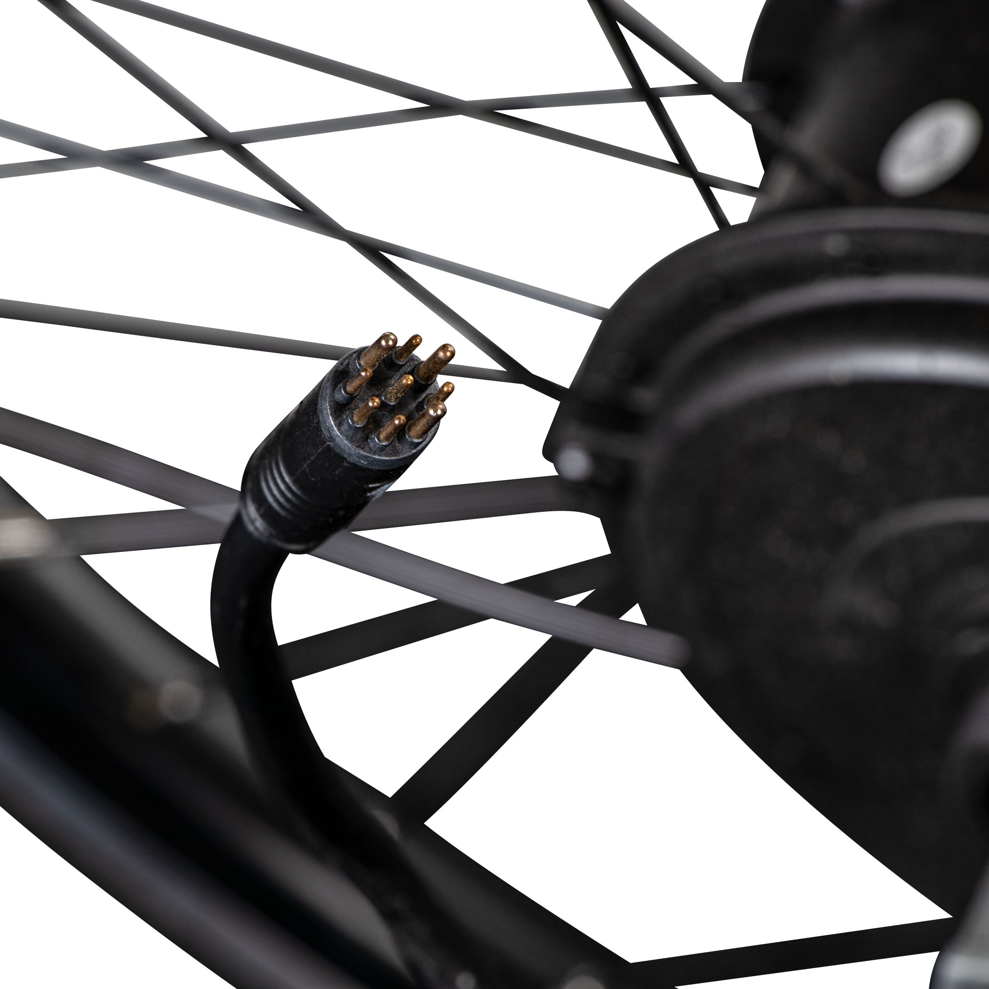 Zündapp Green 1.0 / Z101 Laufrad für Felgenbremsen 20 Zoll Fahrrad Hinterrad mit Radnabenmotor 9 Pin 250 W