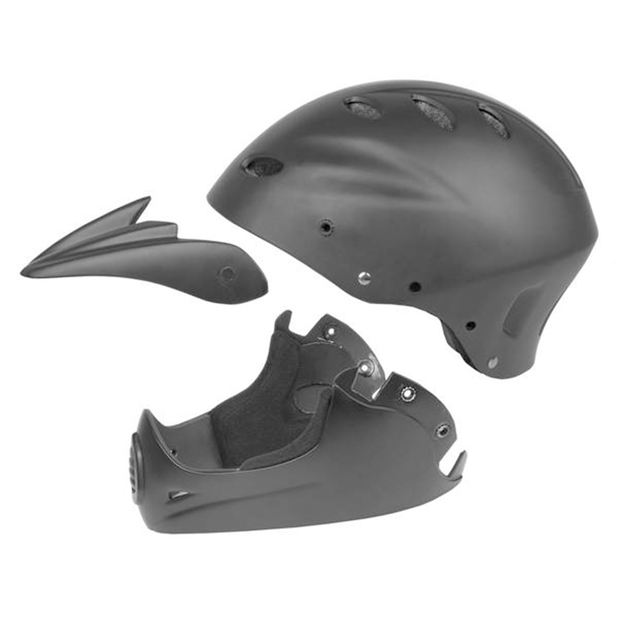 M-Wave All-In-1 Fullface Downhill Fahrradhelm Helm Integralhelm Radsport Fahrrad Helm MTB BMX Radhelm