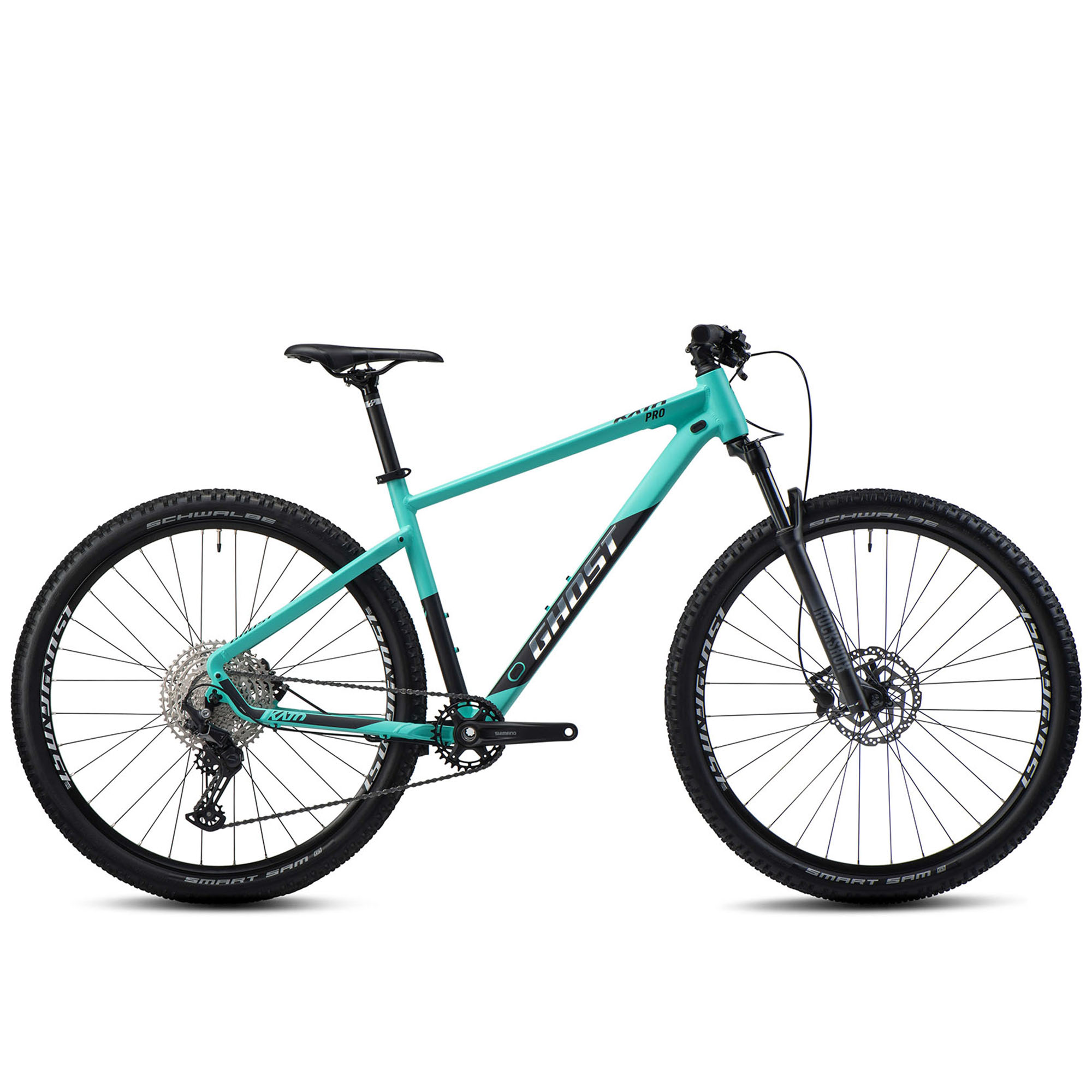Ghost Kato Pro 27.5 AL Mountainbike für Damen und Herren Fahrrad 27,5 Zoll MTB Hardtail 12 Gang Shimano Schaltung