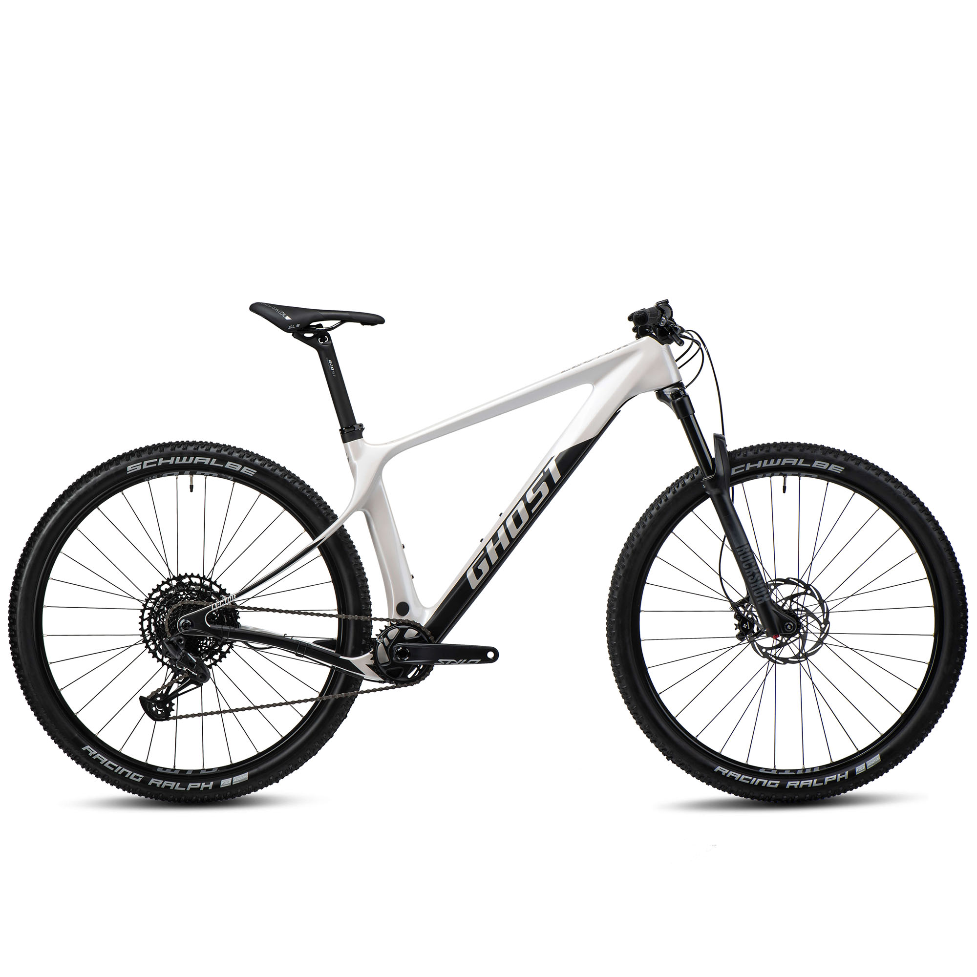 Ghost Lector SF LC Mountainbike für Damen und Herren Carbon Fahrrad ab 140 cm 29 Zoll MTB Hardtail 12 Gang SRAM Schaltung