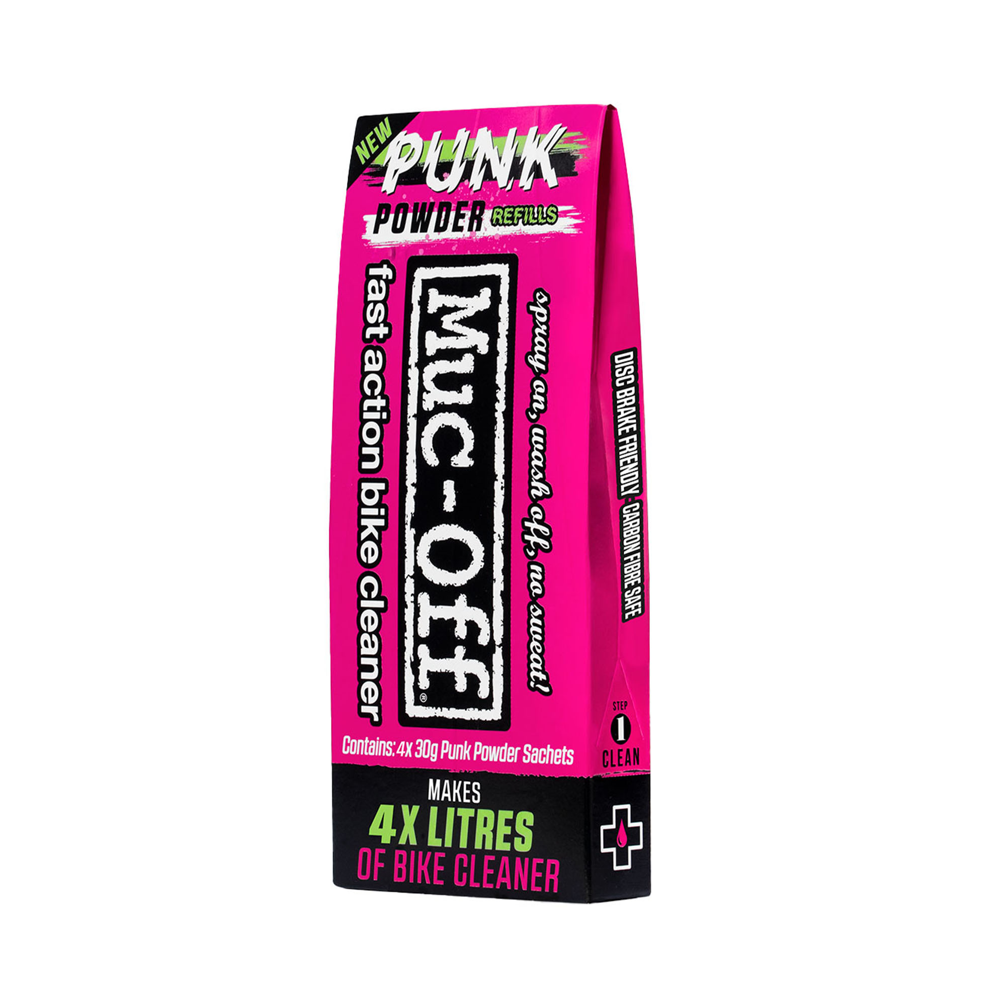 Muc-Off Punk Powder Twin Pack Fahrrad Reiniger Pulver Öko Fahrradreiniger Fahrrad Reinigung Bike Reiniger
