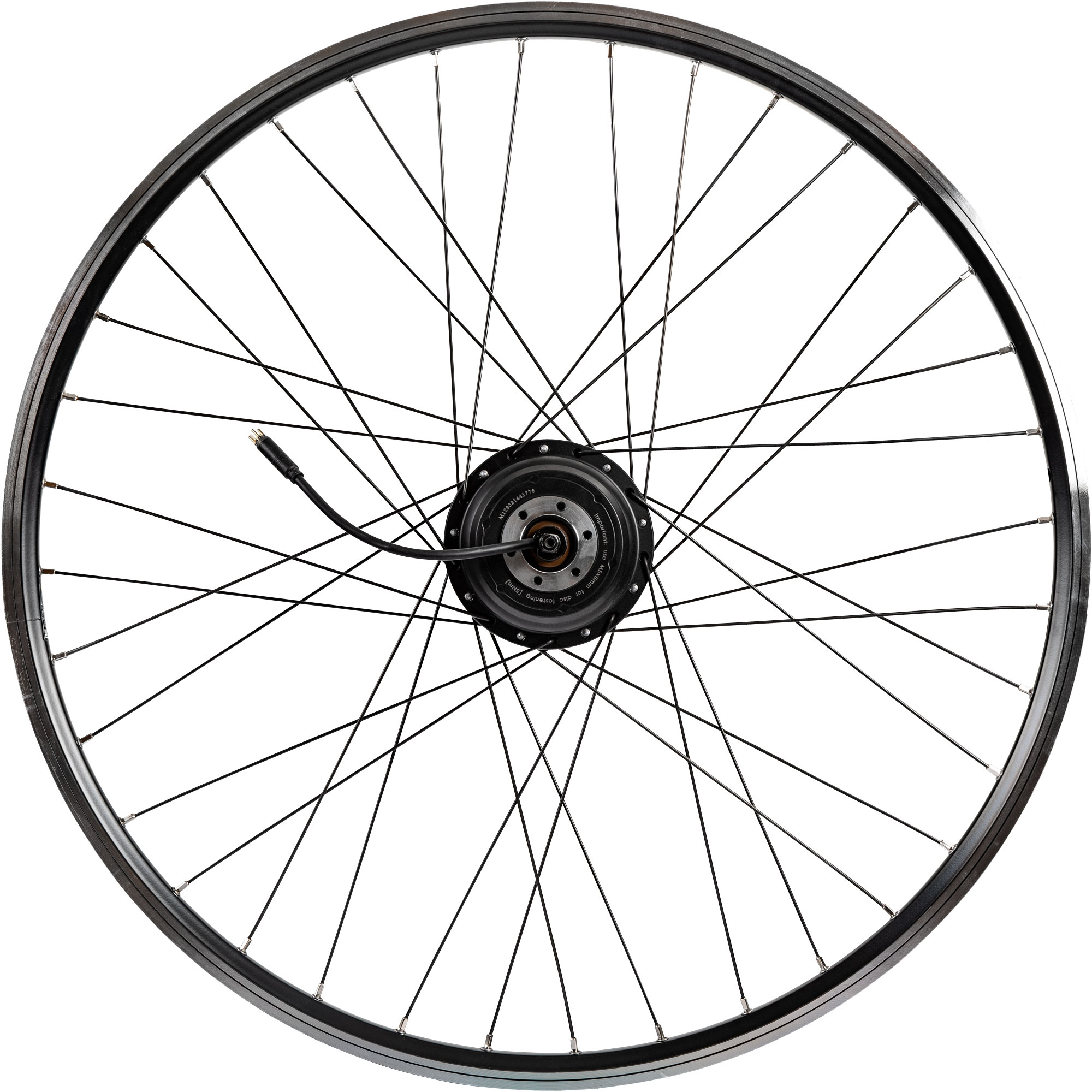 Zündapp Hinterrad 28 Zoll mit Radnabenmotor Ananda Laufrad hinten Fahrrad E Bike Felge Z802 / Z80S / Green 7.7