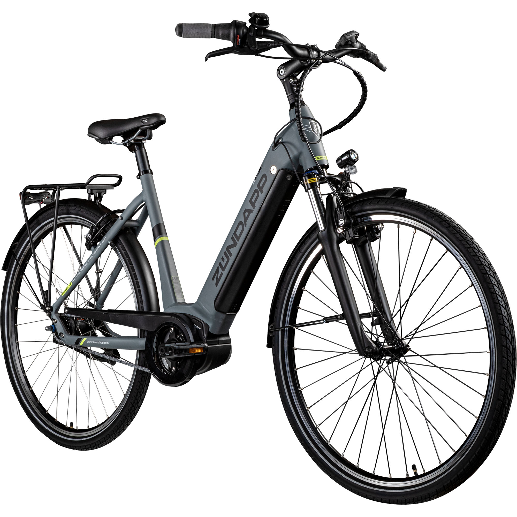Zündapp X600 E Bike Damenfahrrad 155 - 180 cm Stadtrad Pedelec 7 Gang Shimano Schaltung Cityrad mit Bosch Mittelmotor Hollandrad