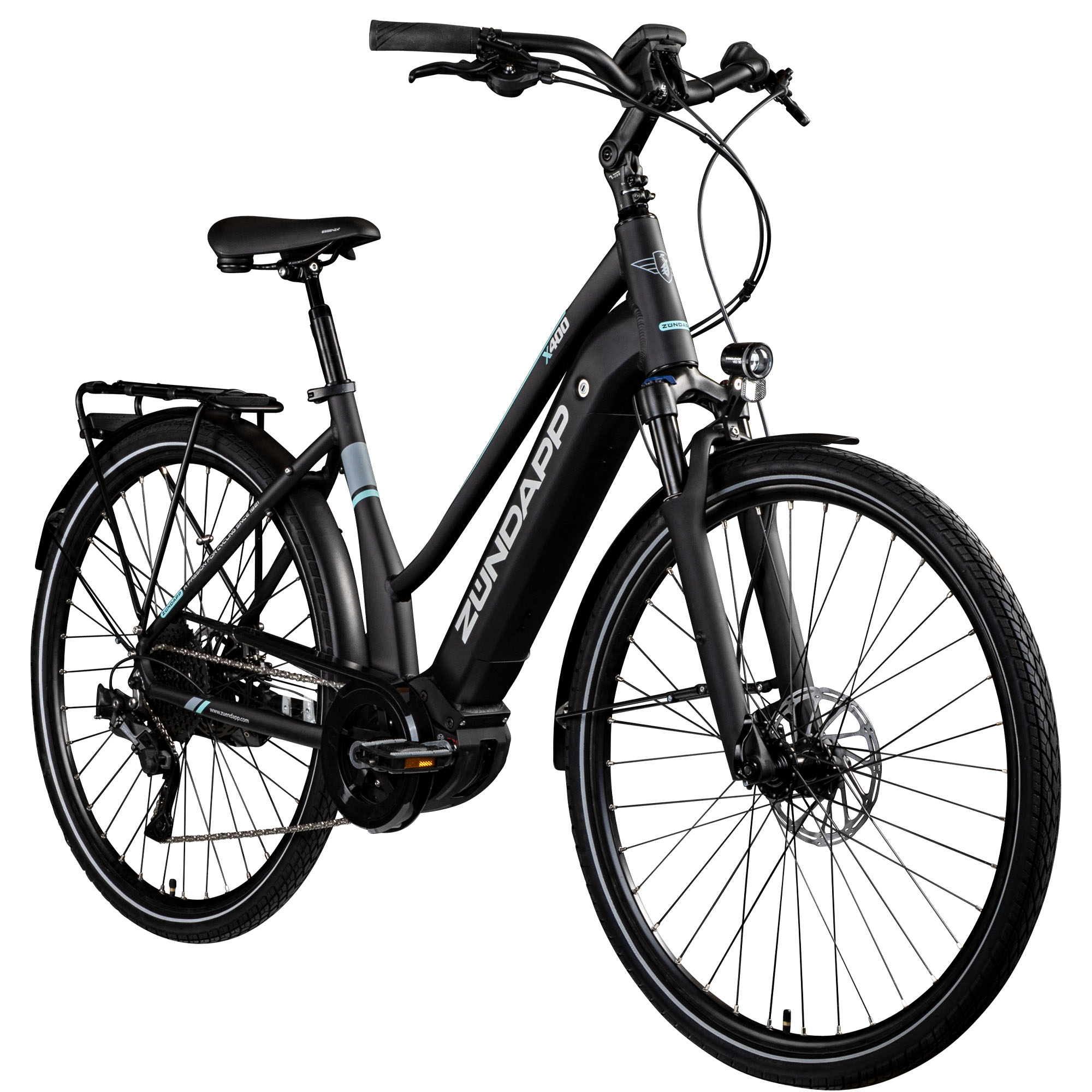 Zündapp X400 E Bike Trekkingrad 28 Zoll E Fahrrad 155 - 170 cm Pedelec Tourenrad Elektrobike Bosch Shimano 11 Gang