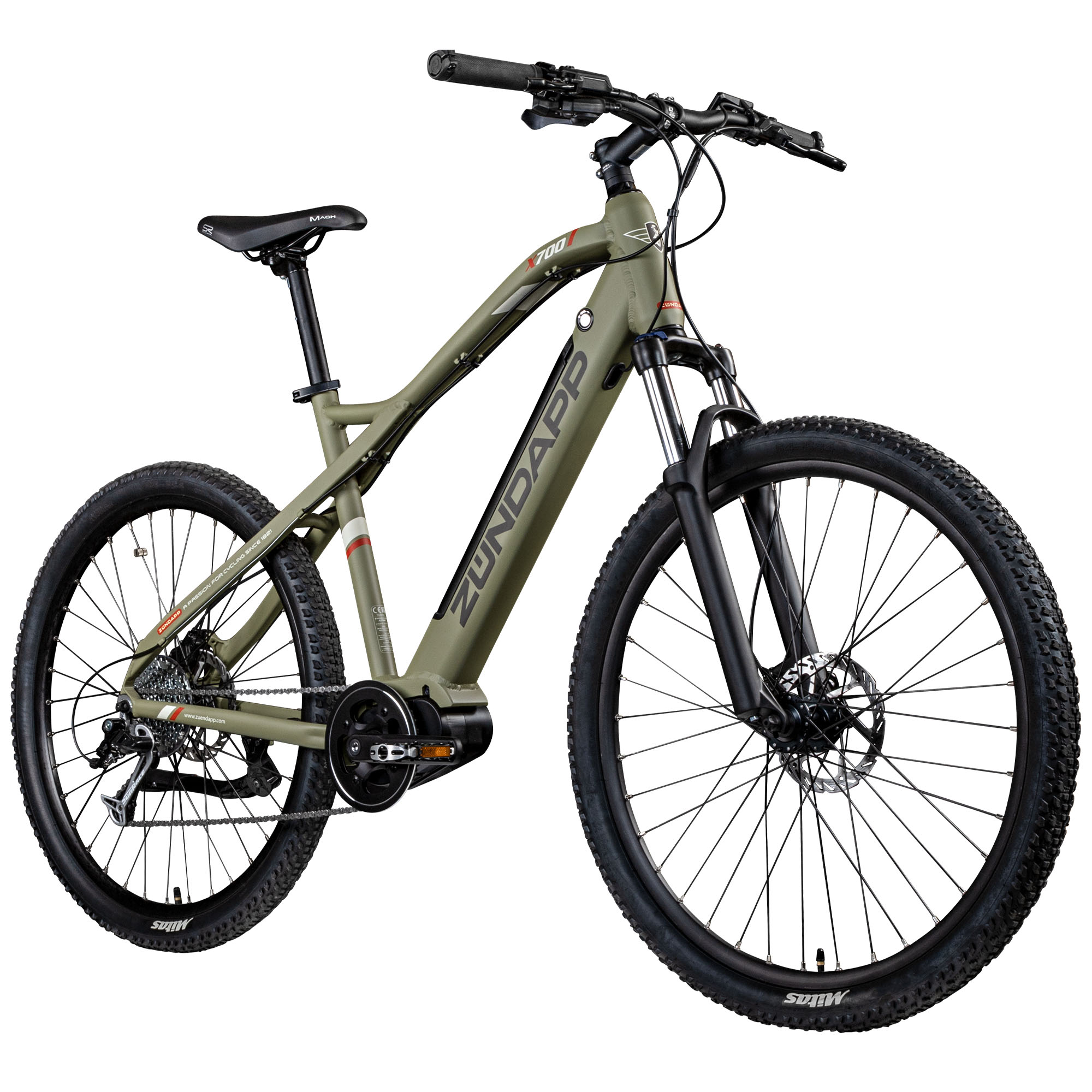 Zündapp X700 E Bike Mountainbike 27,5 Zoll Pedelec 165 - 190 cm EMTB Hardtail 650B für Damen und Herren Ananda Mittelmotor