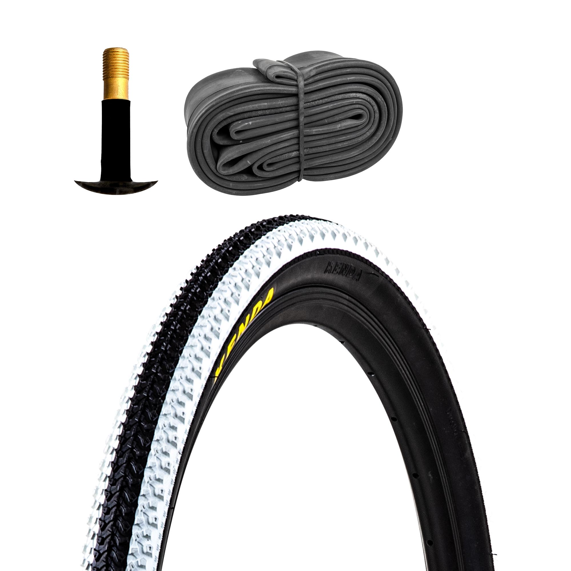 Kenda Fahrradreifen für Mountainbike 26 27,5 29 Zoll Fahrrad Reifen Fahrradmantel MTB Stollenprofil mit oder ohne Schlauch AV FV