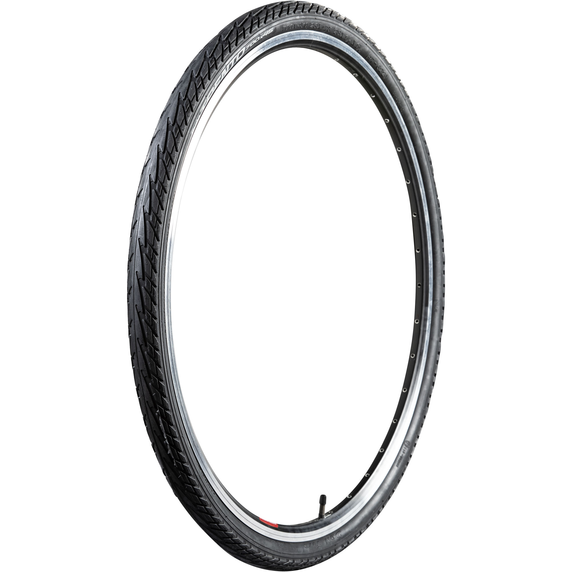Deli Tire Byte Trento Fahrradreifen 28' x 1,75' City Trekking Fahrrad Reifen mit oder ohne Schlauch AV FV 47-622