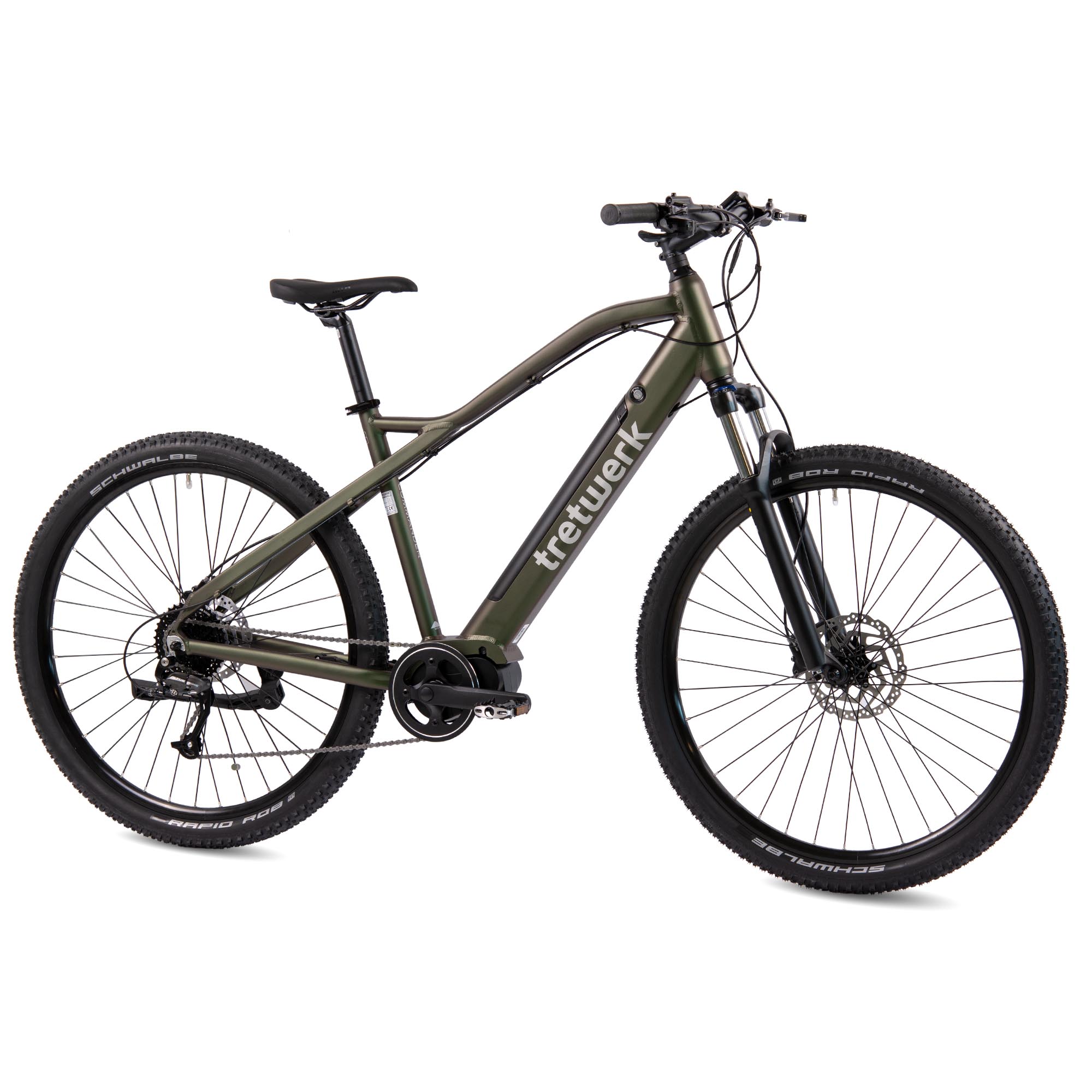 Tretwerk Commander E Bike Mountainbike 29 Zoll Pedelec MTB Hardtail Herren oder Damen 9 Gang