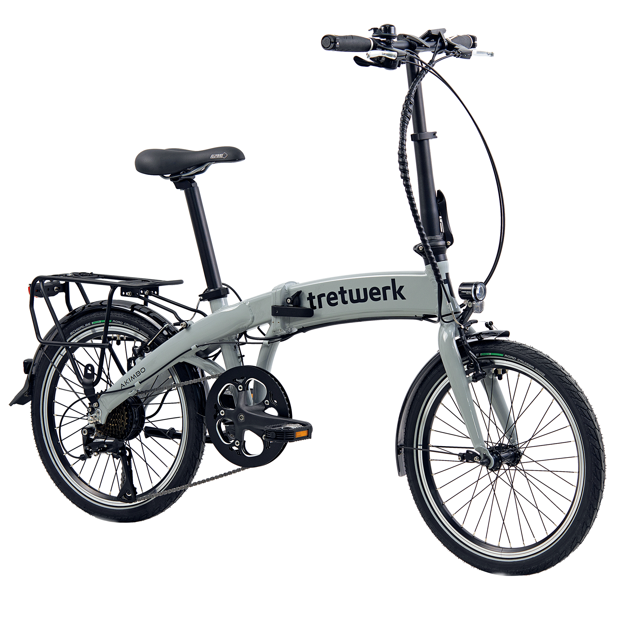 Tretwerk Akimbo E Bike 20 Zoll Klapprad Elektrofahrrad 360Wh 155 - 190 cm Pedelec Klappfahrrad 8 Gang