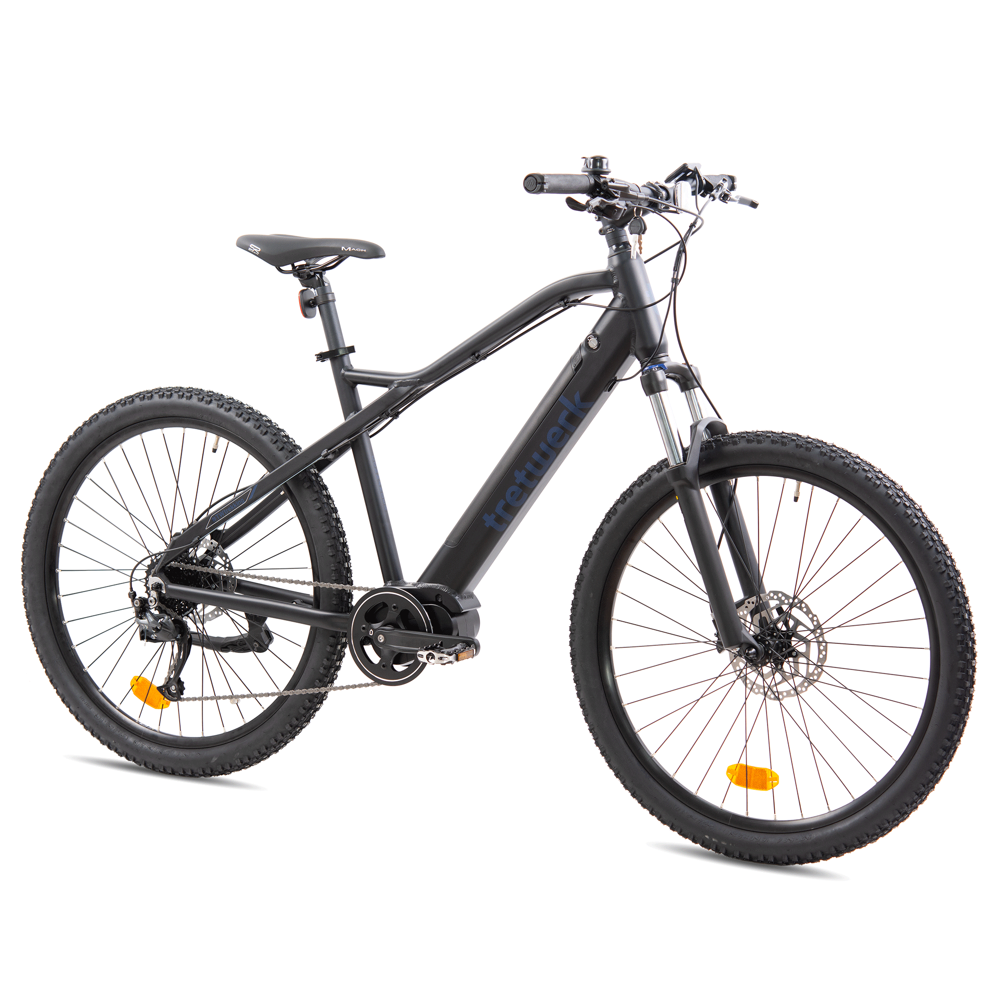Tretwerk Commander  E Bike Mountainbike 27,5 Zoll Pedelec MTB Hardtail Herren oder Damen 9 Gang