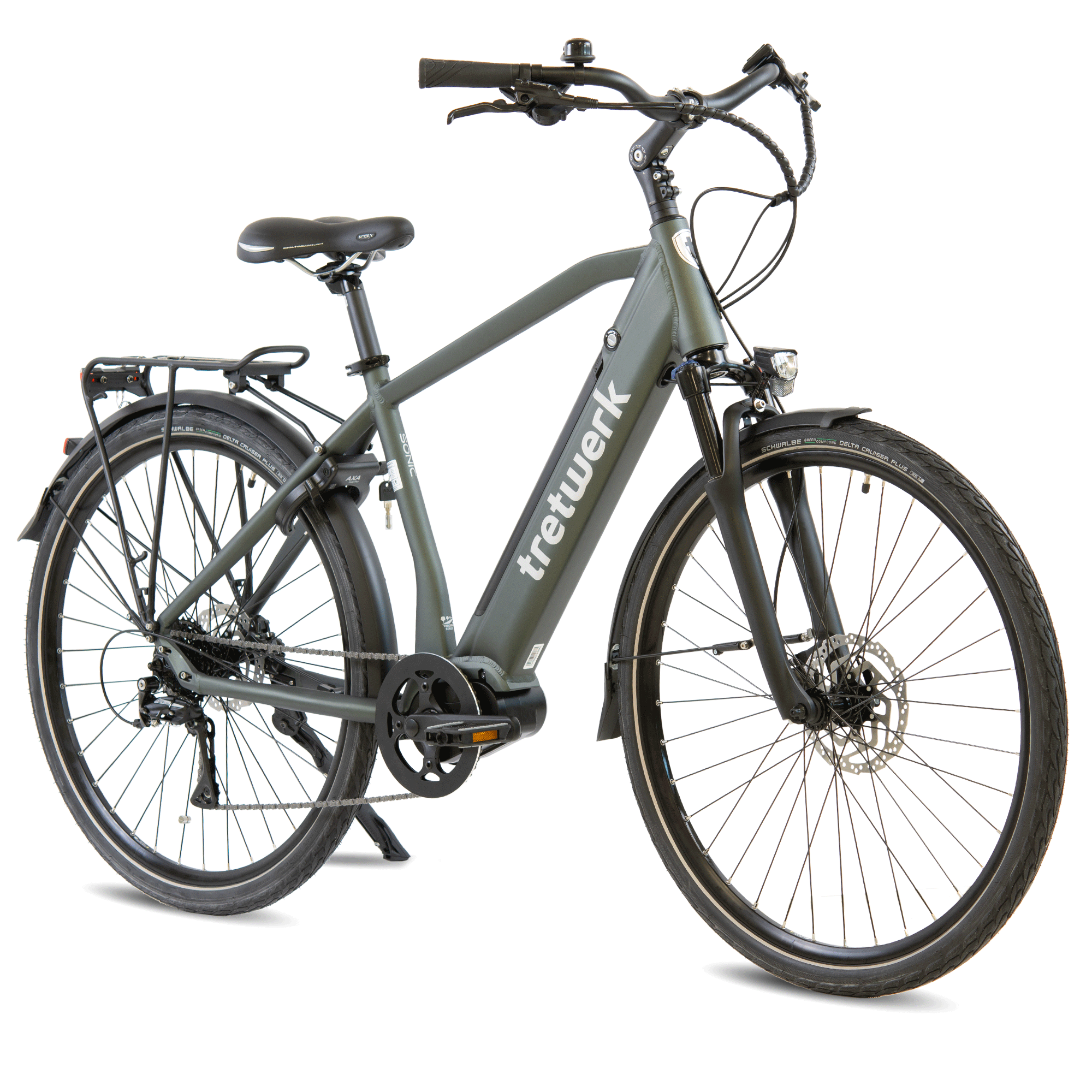 Tretwerk Sonic Pedelec 28 Zoll E Bike Trekkingrad 160 - 180 cm Elektrofahrrad Trekking 8 Gänge Damen Herren Fahrrad