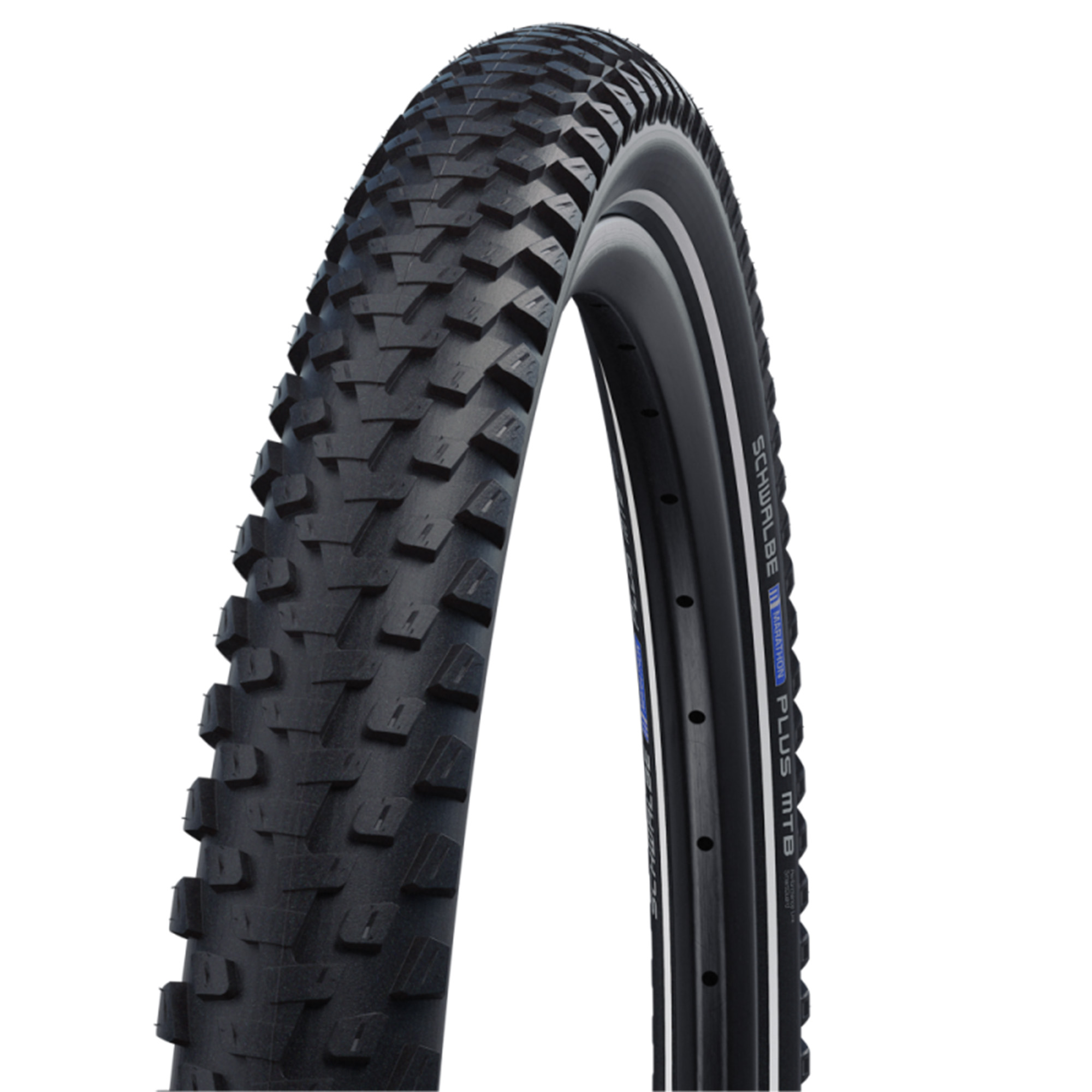 Schwalbe Marathon Plus MTB Fahrradreifen 29 x 2,25 Zoll Fahrraddecke Fahrradmantel Mountainbike Trekkingbike Drahtreifen Reflexstreifen Stollenprofil