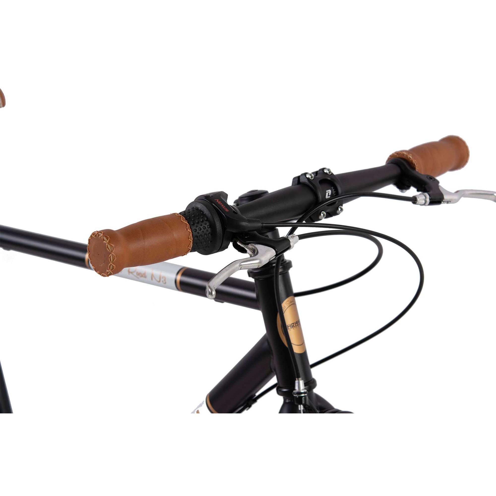 Chrisson Vintage Road N3 Fitnessbike 28 Zoll 160 - 190 cm Urban Bike 3 Gang Nabenschaltung Fitnessrad Fahrrad retro