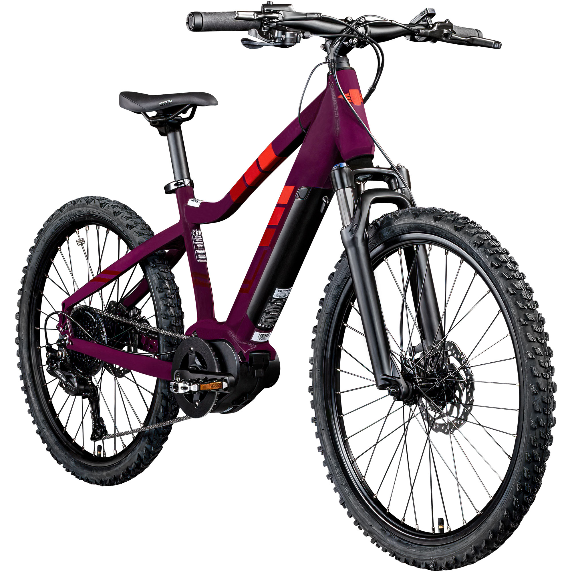Zündapp Z240 E Bike Mountainbike 24 Zoll Elektro Bike 130-145 cm Jugendliche ab ca. 8 Jahre Pedelec EMTB Fahrrad 9 Gang Mittelmotor