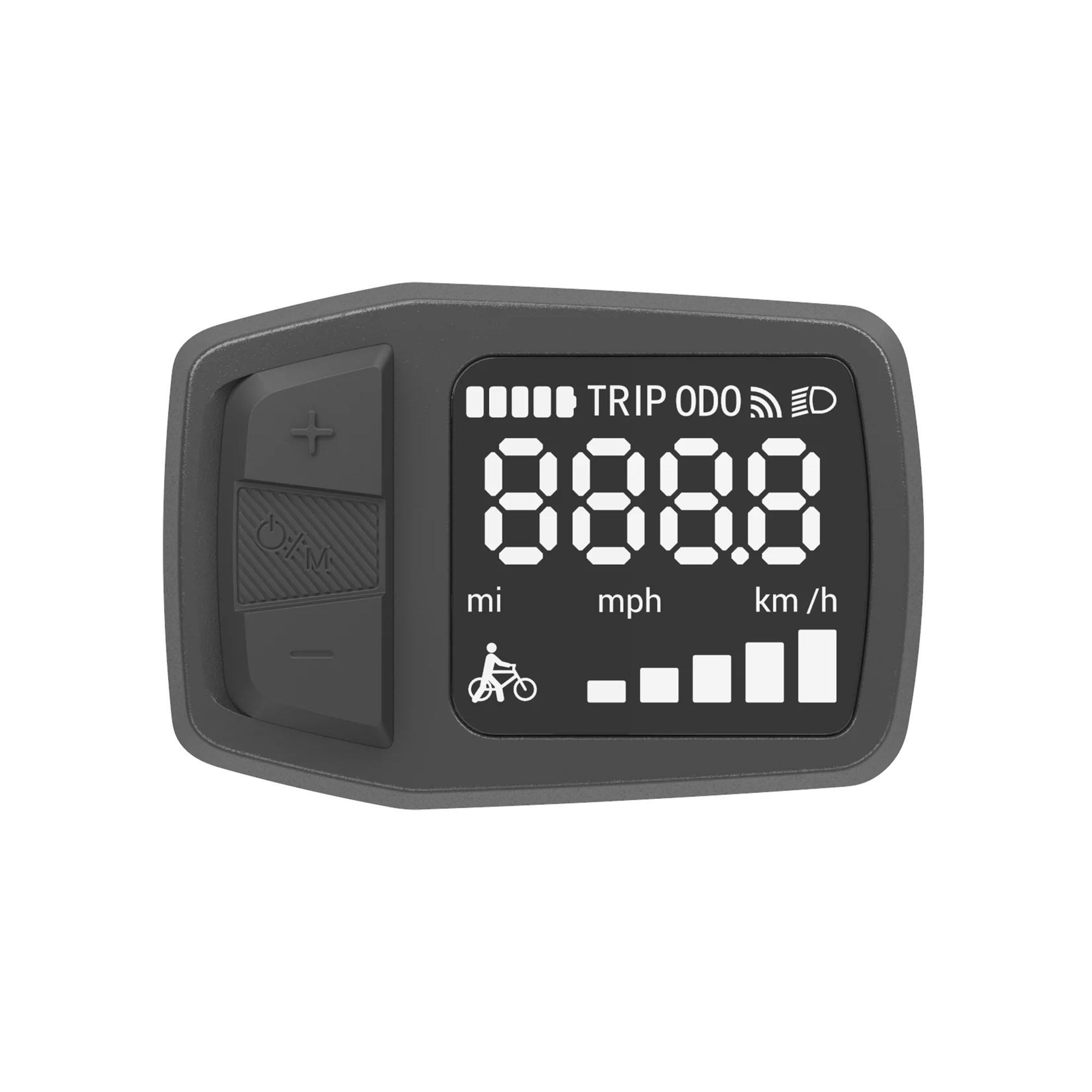 Ananda D19 Fahrrad Display E Bike LED Fahrraddisplay CAN Fahrradcomputer 8 Funktionen 2,04' IPX6