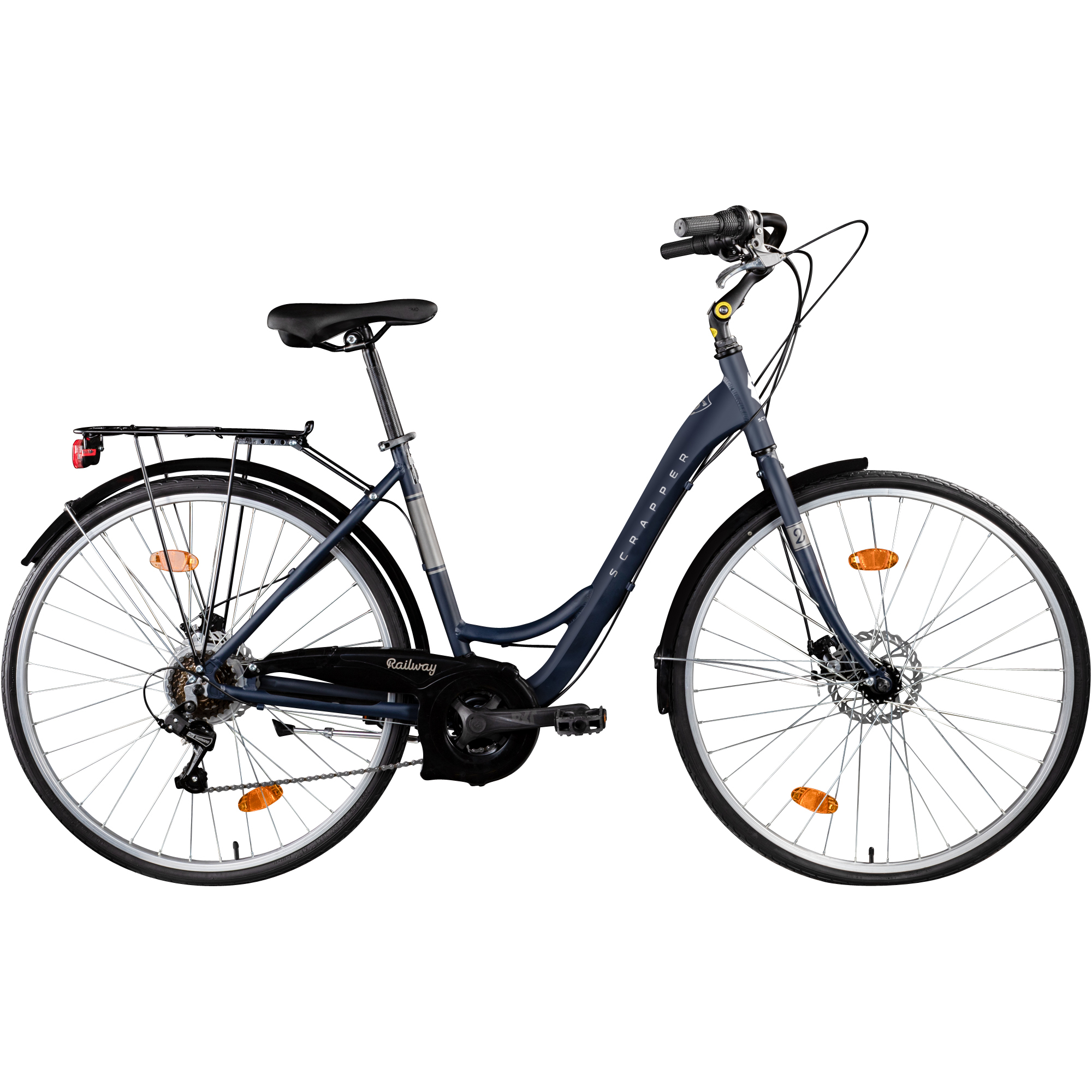 Scrapper Railway Hollandrad Damenfahrrad 28 Zoll Fahrrad Damen 155 - 170 cm Cityrad 18 Gänge retro Holland Rad