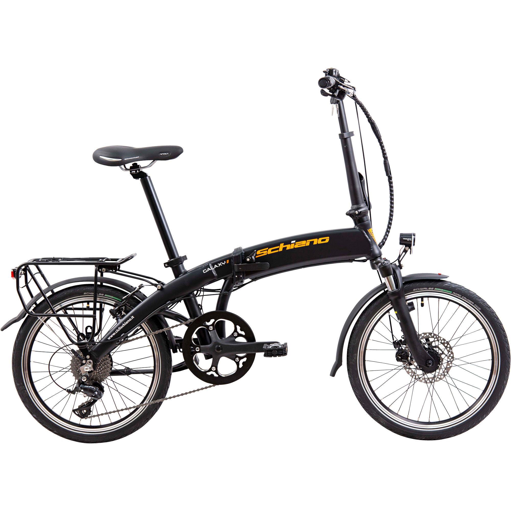 Schiano E-Galaxy E Bike Klapprad 20 Zoll Damen Herren 155-185 cm Pedelec 360 Wh Elektrofahrrad 9 Gänge E Fahrrad