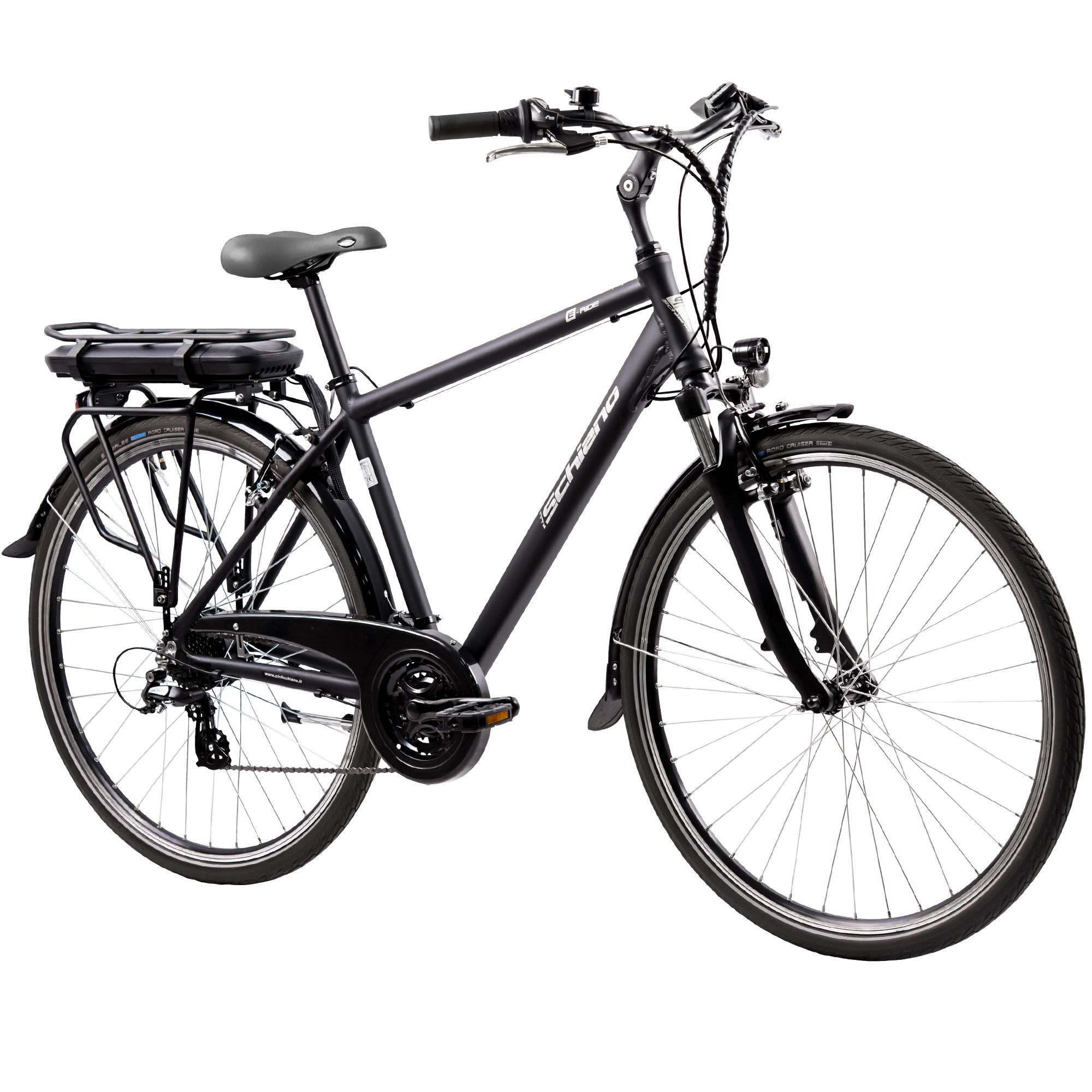 Schiano Ride Trekking E Bike 28 Zoll Pedelec Damen Herren 160-170 cm Elektrofahrrad 21 Gänge 375 Wh E Fahrrad Trekkingrad