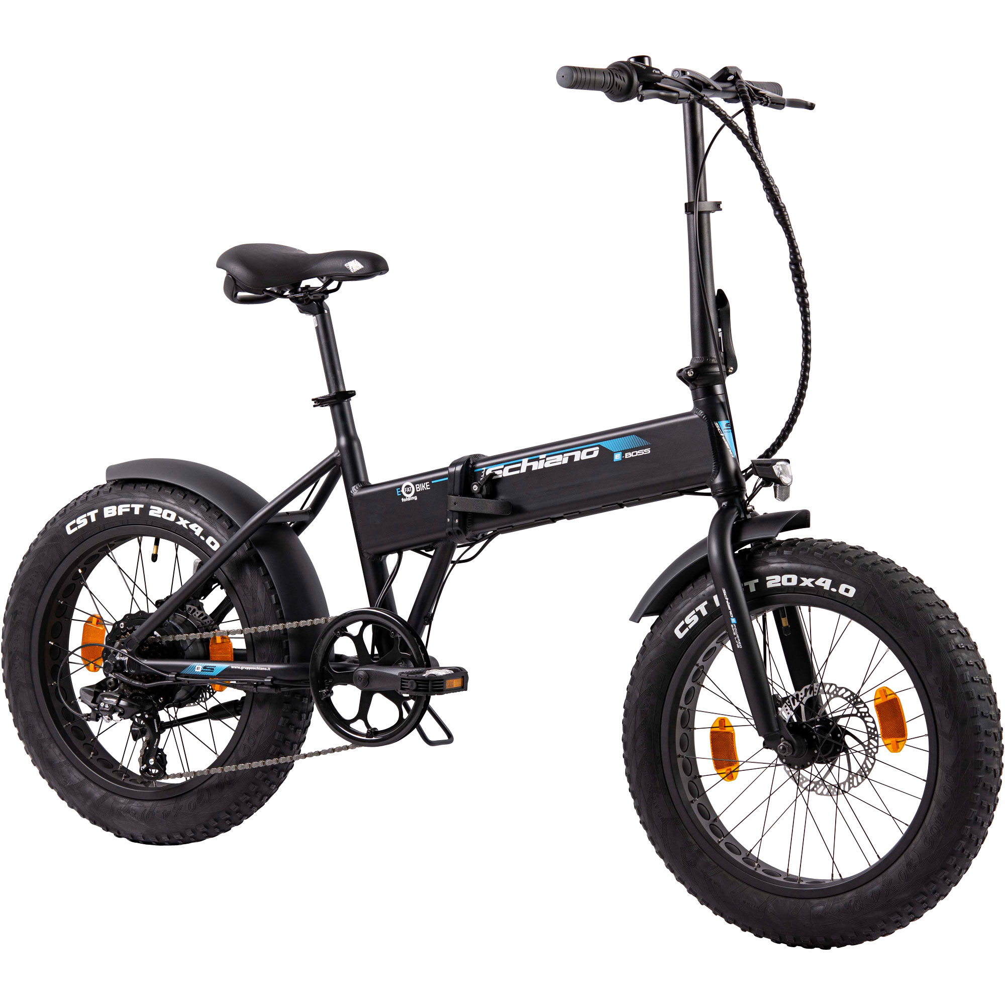 Schiano E Bike Faltrad 20 Zoll Elektrofaltrad 7 Gang Pedelec Damen Herren 360Wh Elektro Fahrrad Fatbike