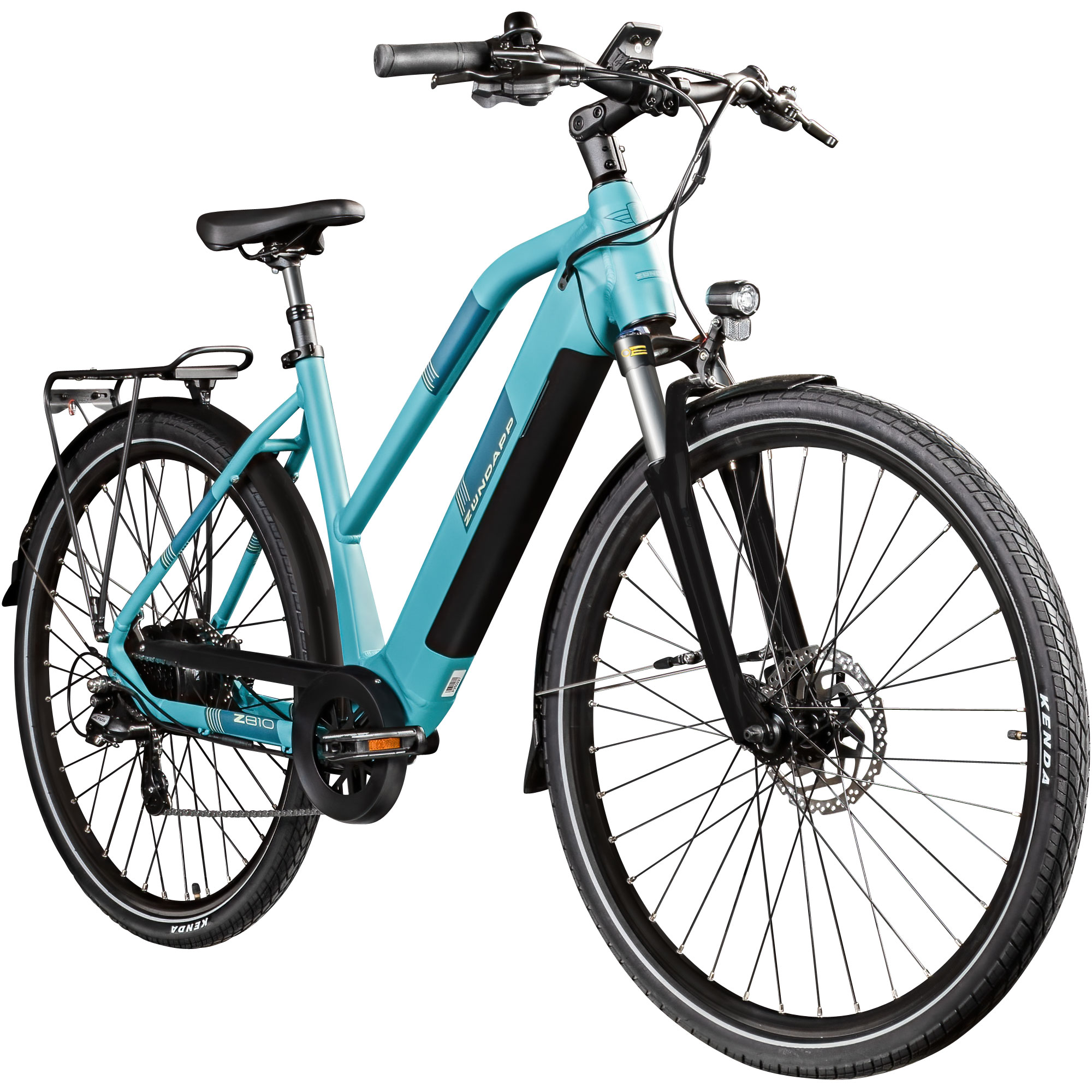 Zündapp Z810 E Bike Damen Trekkingrad ab 165 cm Elektrofahrrad 550 Wh Pedelec Trekking Rad Fahrrad mit 8 Gang und Beleuchtung StVZO
