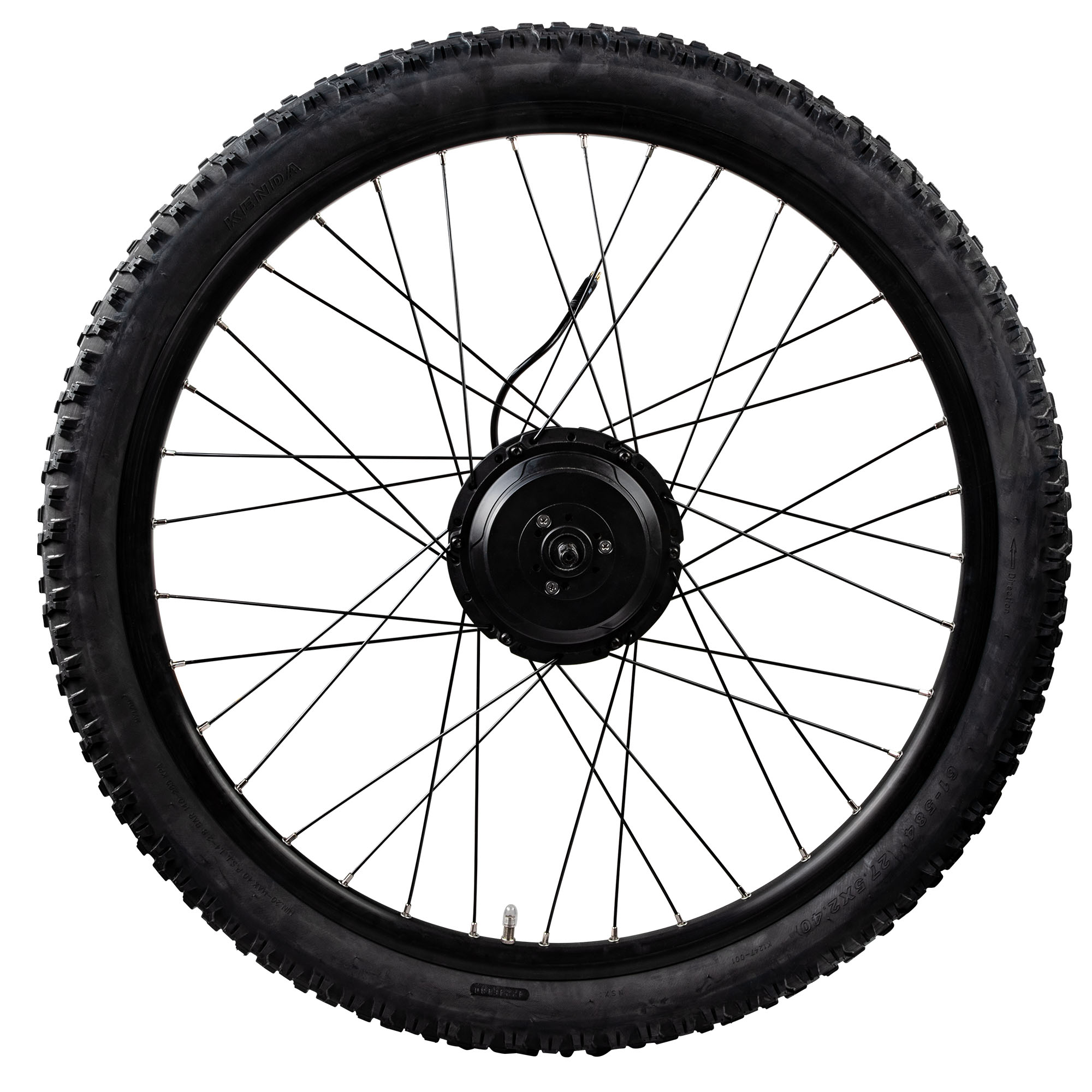 Zündapp Z898 Komplettrad Hinterrad Fahrrad Felge mit Reifen 27,5' x 2,40' Hinterrad mit Motor CAN und Kassette Laufradsatz