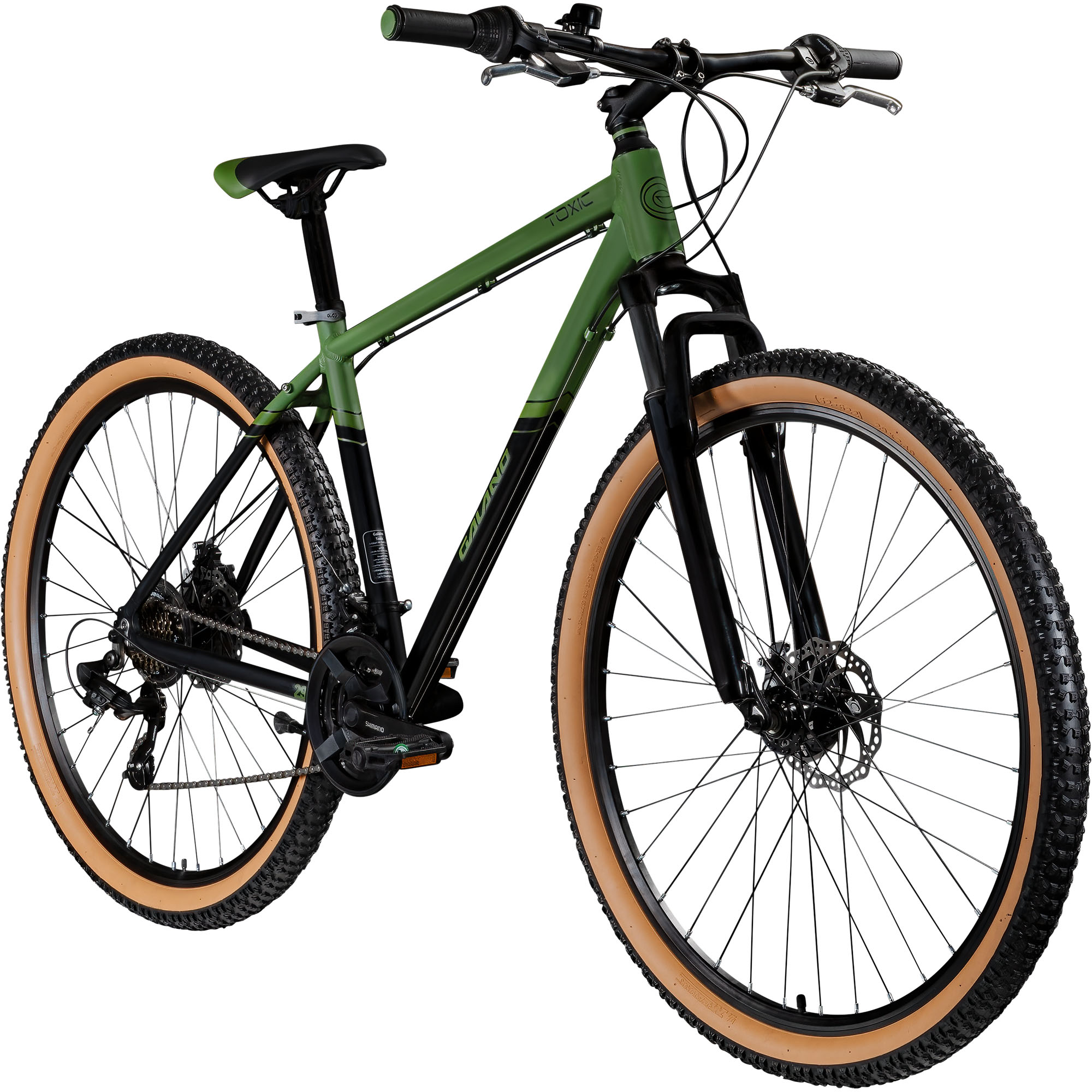 Galano Toxic Mountainbike Hardtail 29 Zoll für Erwachsene ab 175 cm MTB Fahrrad 21 Gang Federgabel Scheibenbremsen
