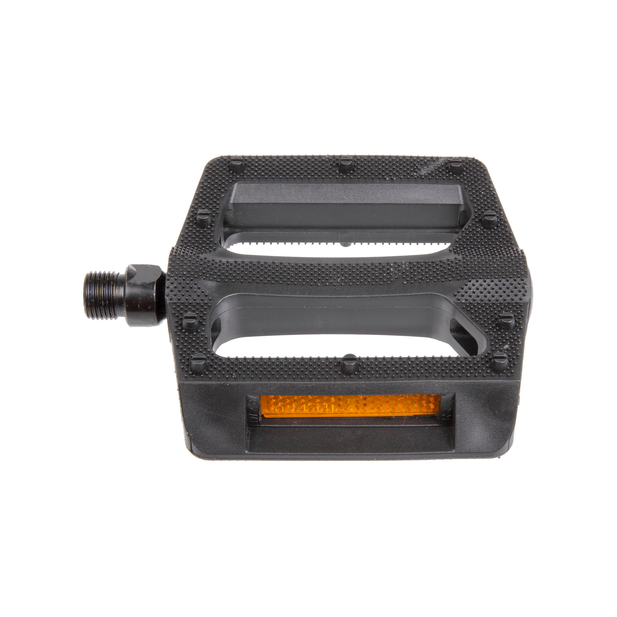 M-Wave Steady K6 Plattformpedal Fahrradpedale Kunststoff mit Reflektor Pedale Fahrrad 9/16' MTB