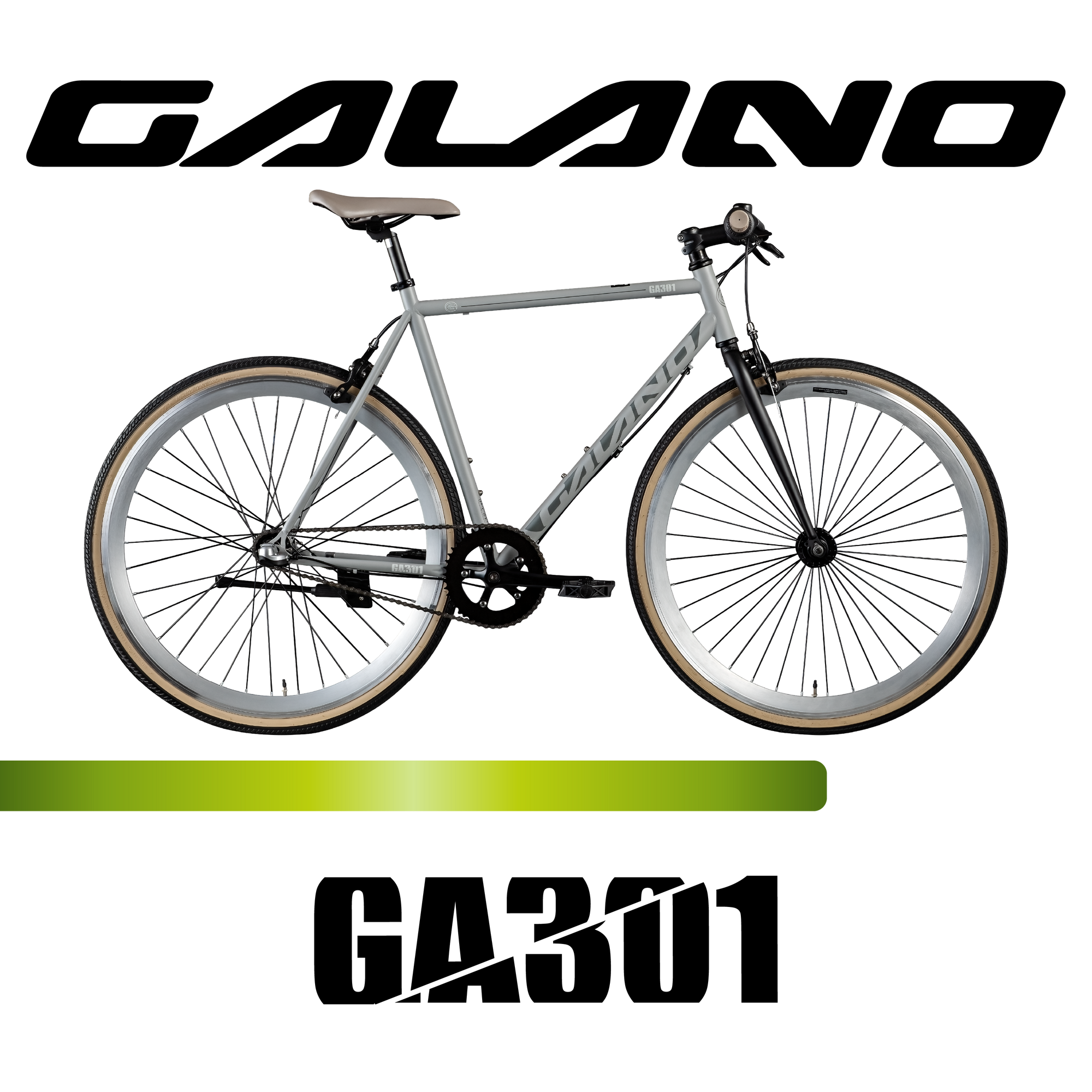 Galano GA301 Fitnessrad 28 Zoll 700c City Bike Stahlrahmen 3 Gang Nexus Rücktritt Fahrrad Urban Bike