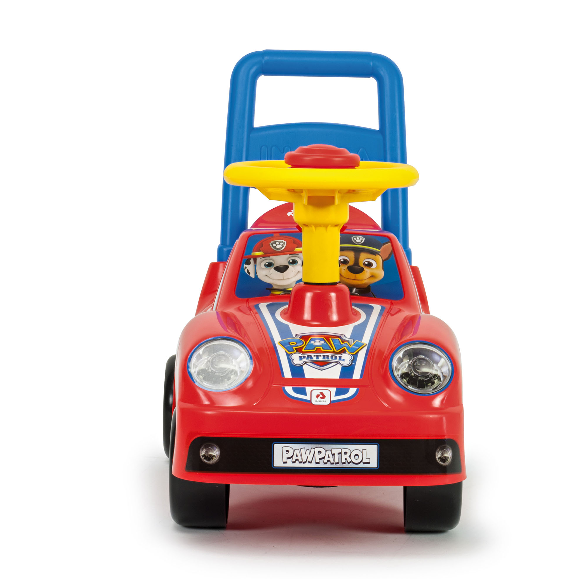 Paw Patrol Racing Rutscher für Kinder ab 1 Jahr Lauflernspielzeug mit Marshall Lenkrad & Hupe – Ergonomisches Kinderauto mit Griff