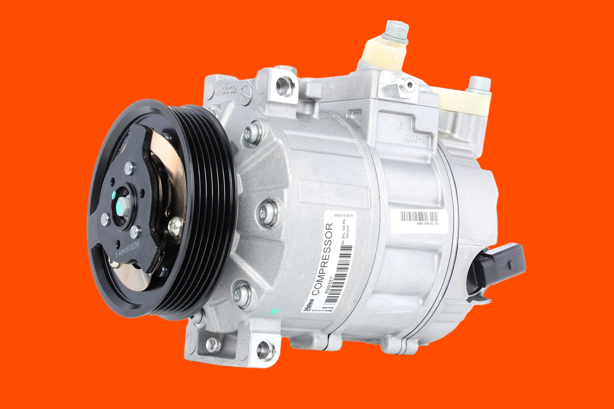 VALEO Kompressor PAG 46 699357 Klimakompressor,Klimaanlage Kompressor VW,AUDI,RENAULT,Golf V Schrägheck (1K1),Golf VII Schrägheck (5G1, BQ1, BE1, BE2)