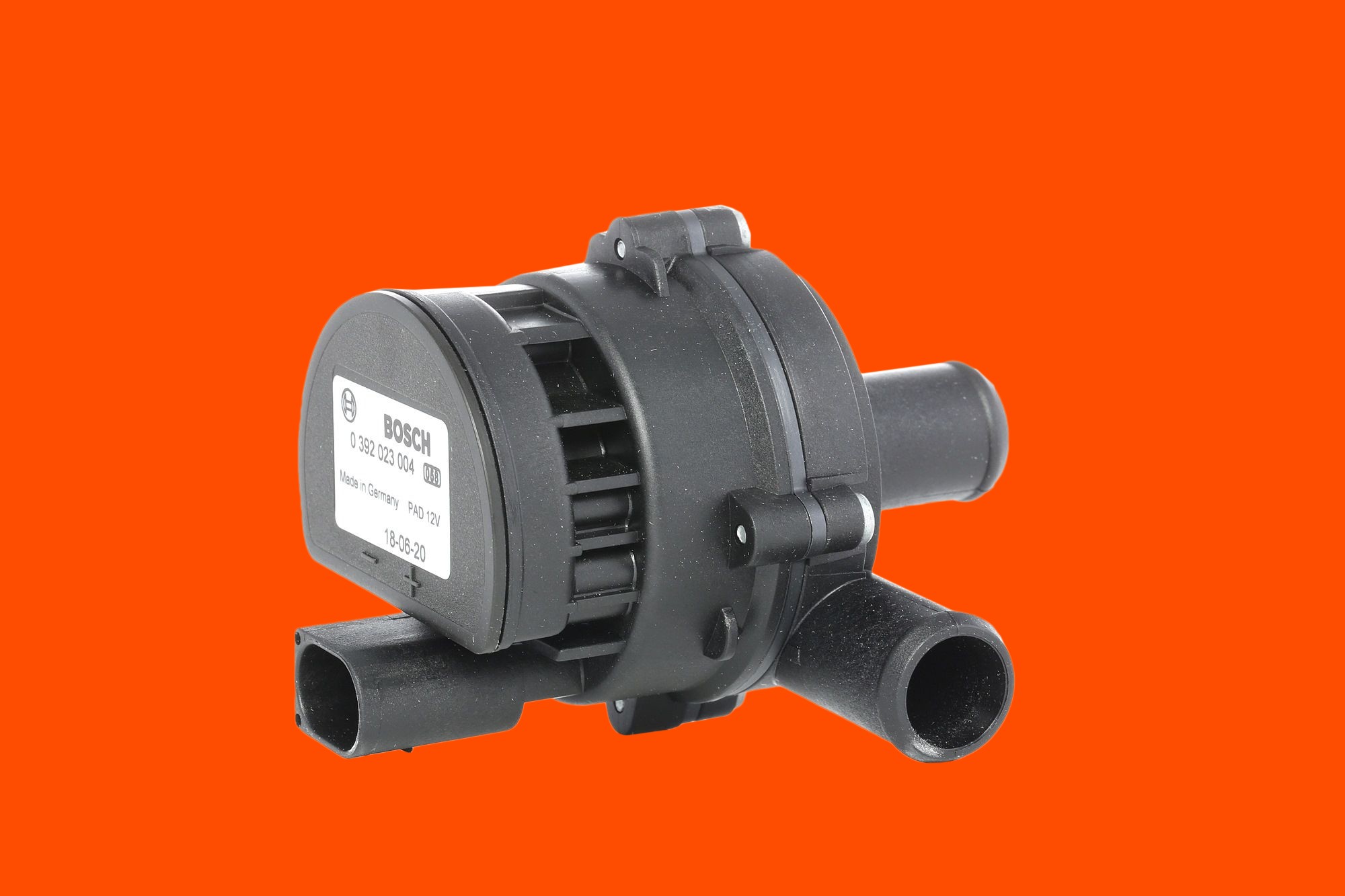 BOSCH Wasserumwälzpumpe, Standheizung ohne Halter 0 392 023 004  VW,MERCEDES-BENZ,CRAFTER 30-50 Kasten (2E_),CRAFTER 30-35 Bus (2E_)