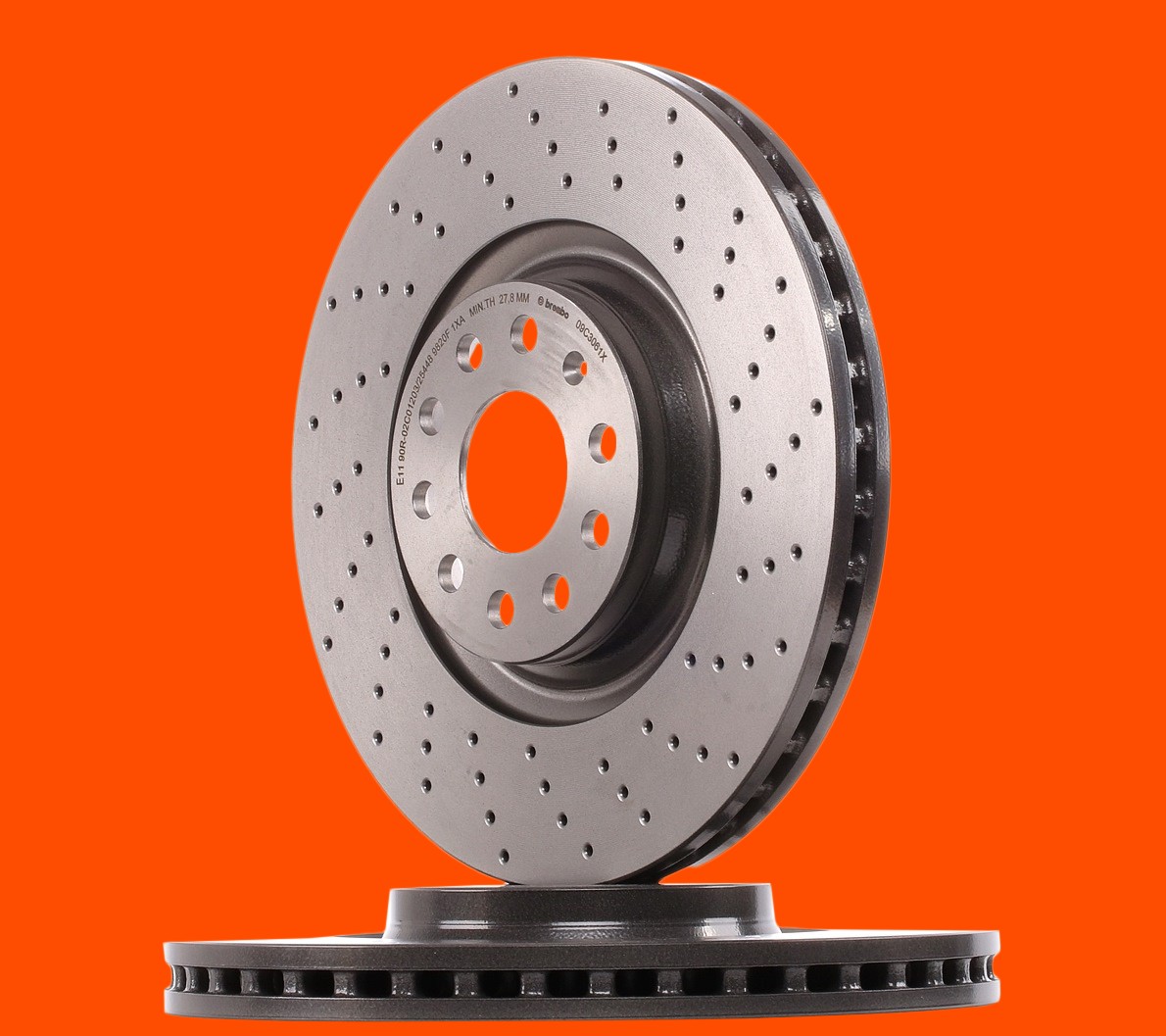 BREMBO Bremsscheibe XTRA LINE - Xtra gelocht/innenbel. 09.C306.1X Bremsscheiben,Scheibenbremsen VW,AUDI,SKODA,Golf VII Schrägheck (5G1, BQ1, BE1, BE2)