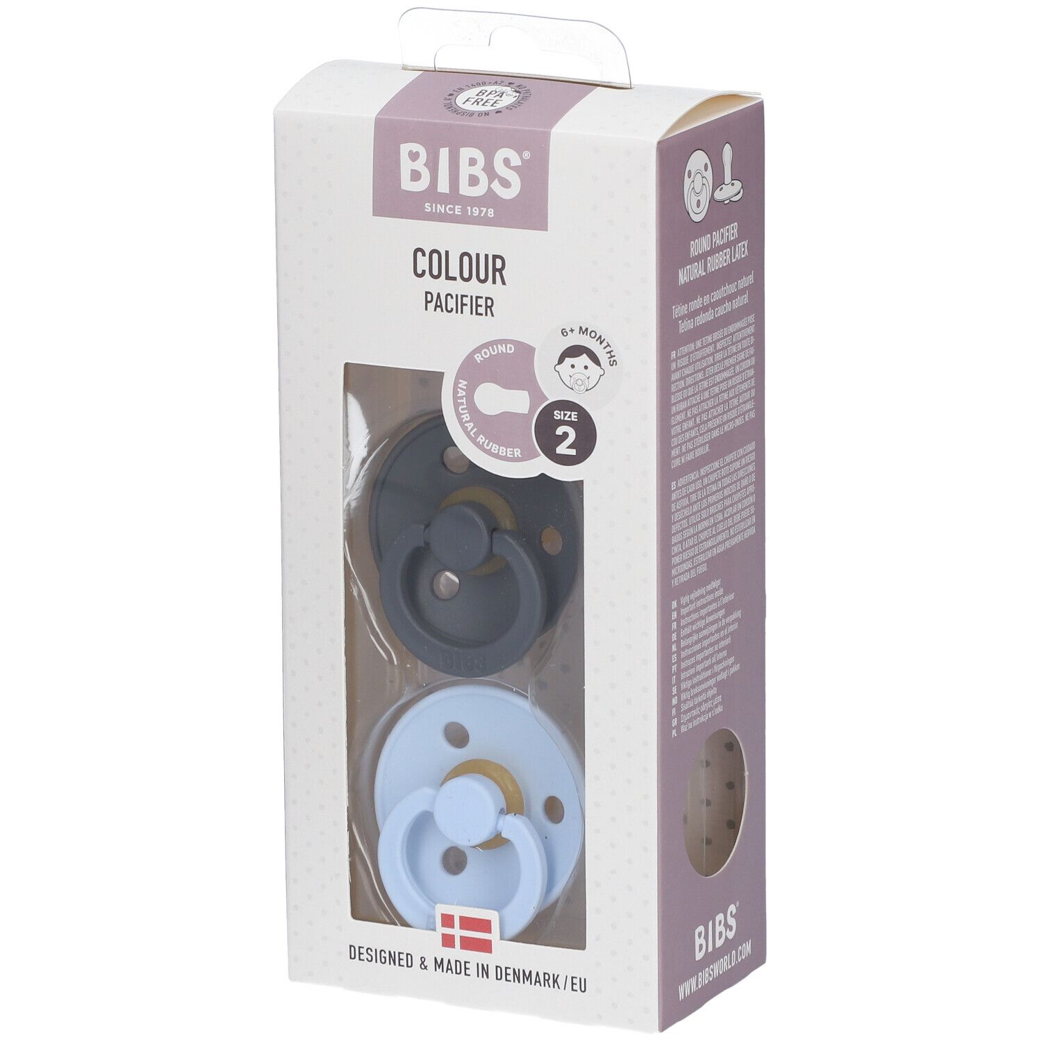 BIBS® Schnuller Babyblau 6-18 Monate