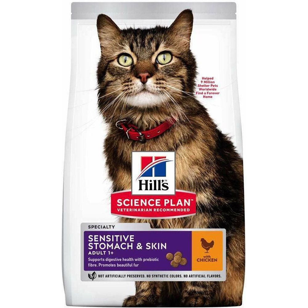 HILL'S SCIENCE PLAN Katzenfutter Adult Sensitive Stomach & Skin Huhn