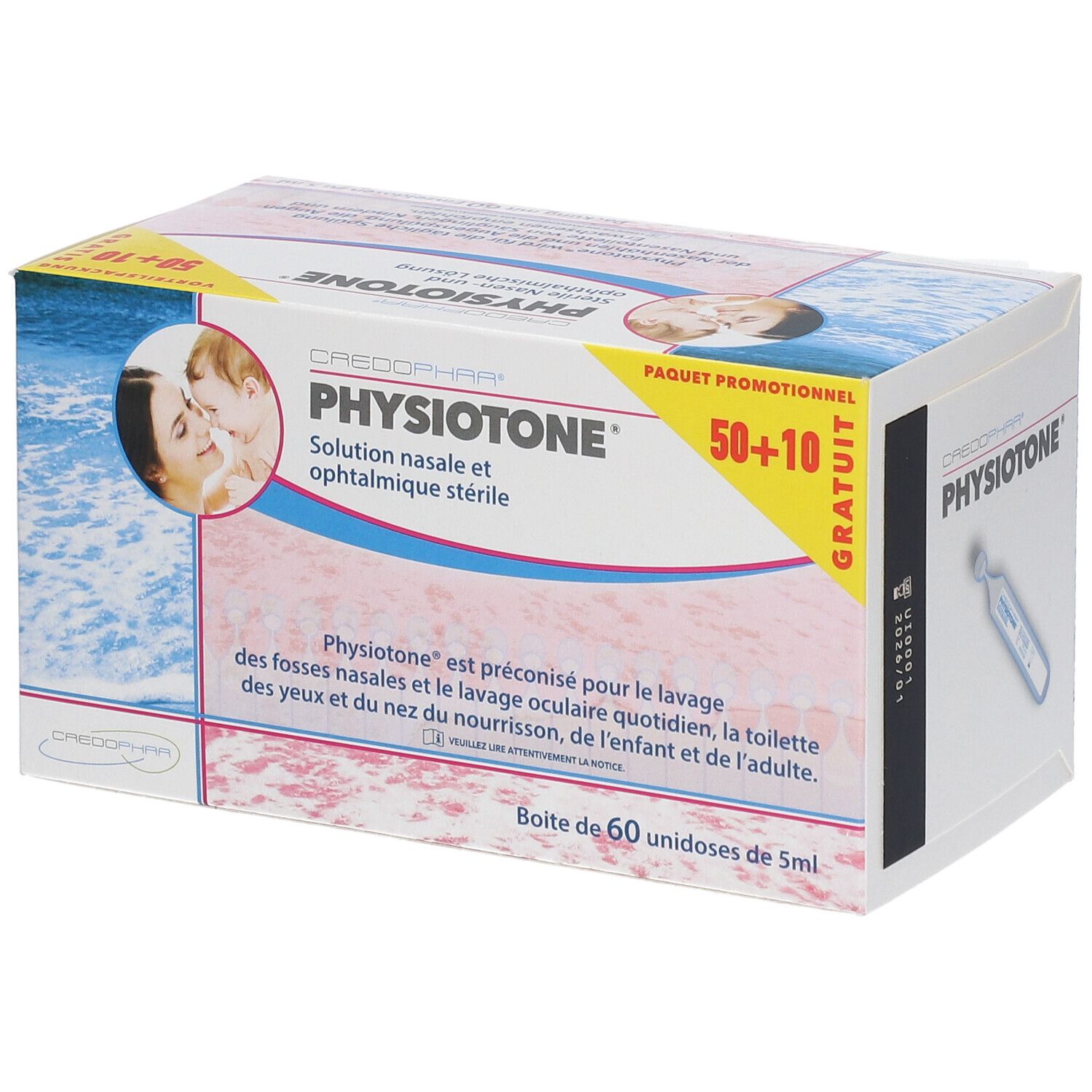 Credophar Physiotone | Physiologische Nasenreinigung | Für Babys geeignet